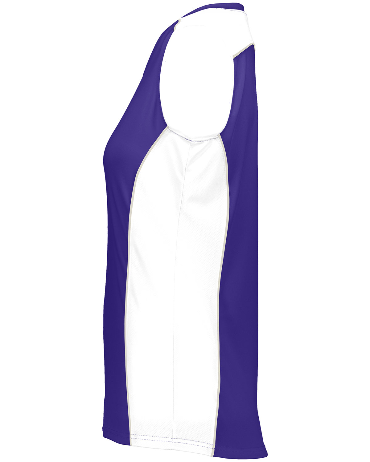 Augusta Sportswear 1676 Purple / White / S Gray