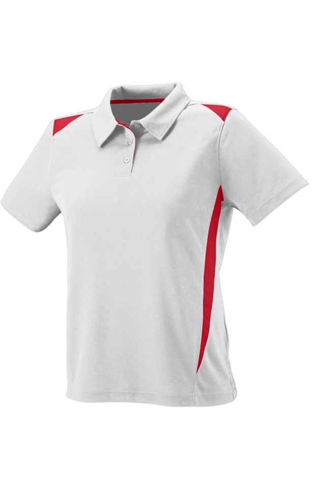 Augusta Sportswear 5013 White / Red
