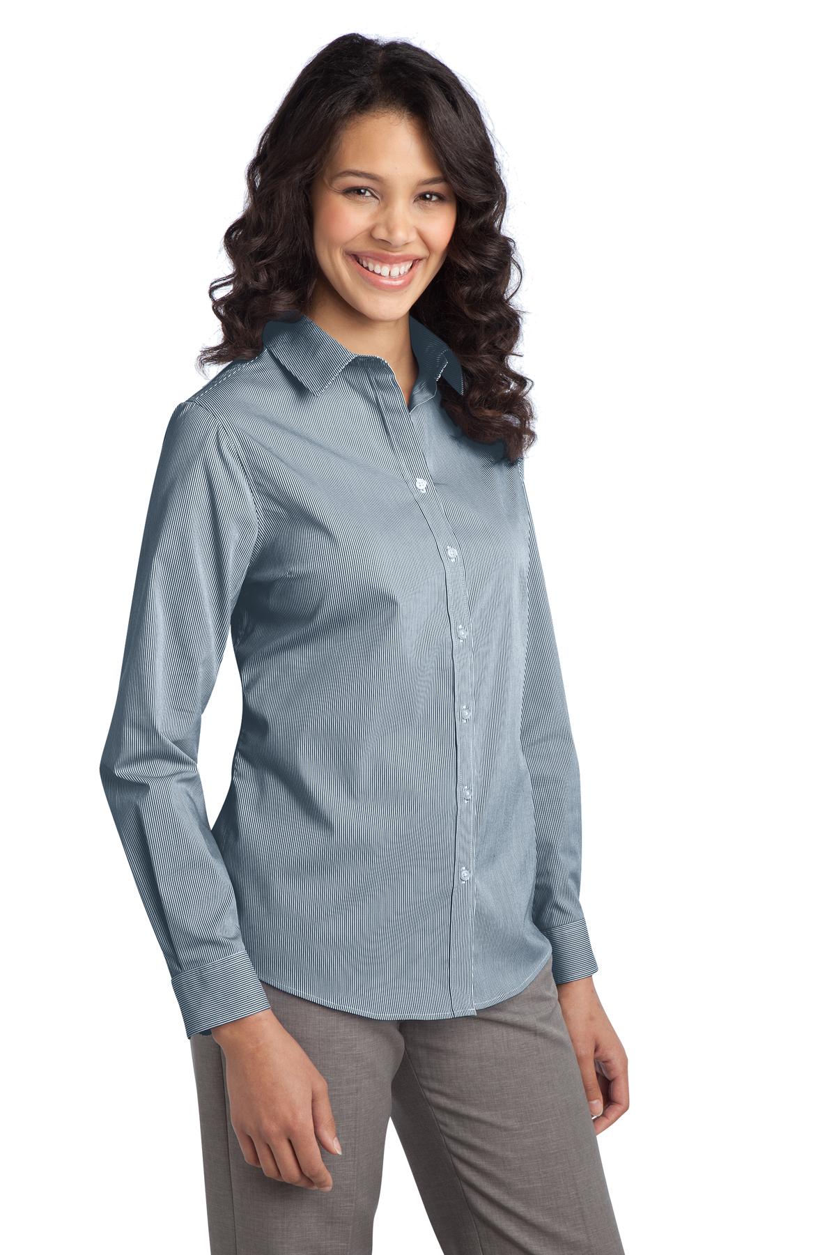 Port Authority L647 Moonlt Blue / White