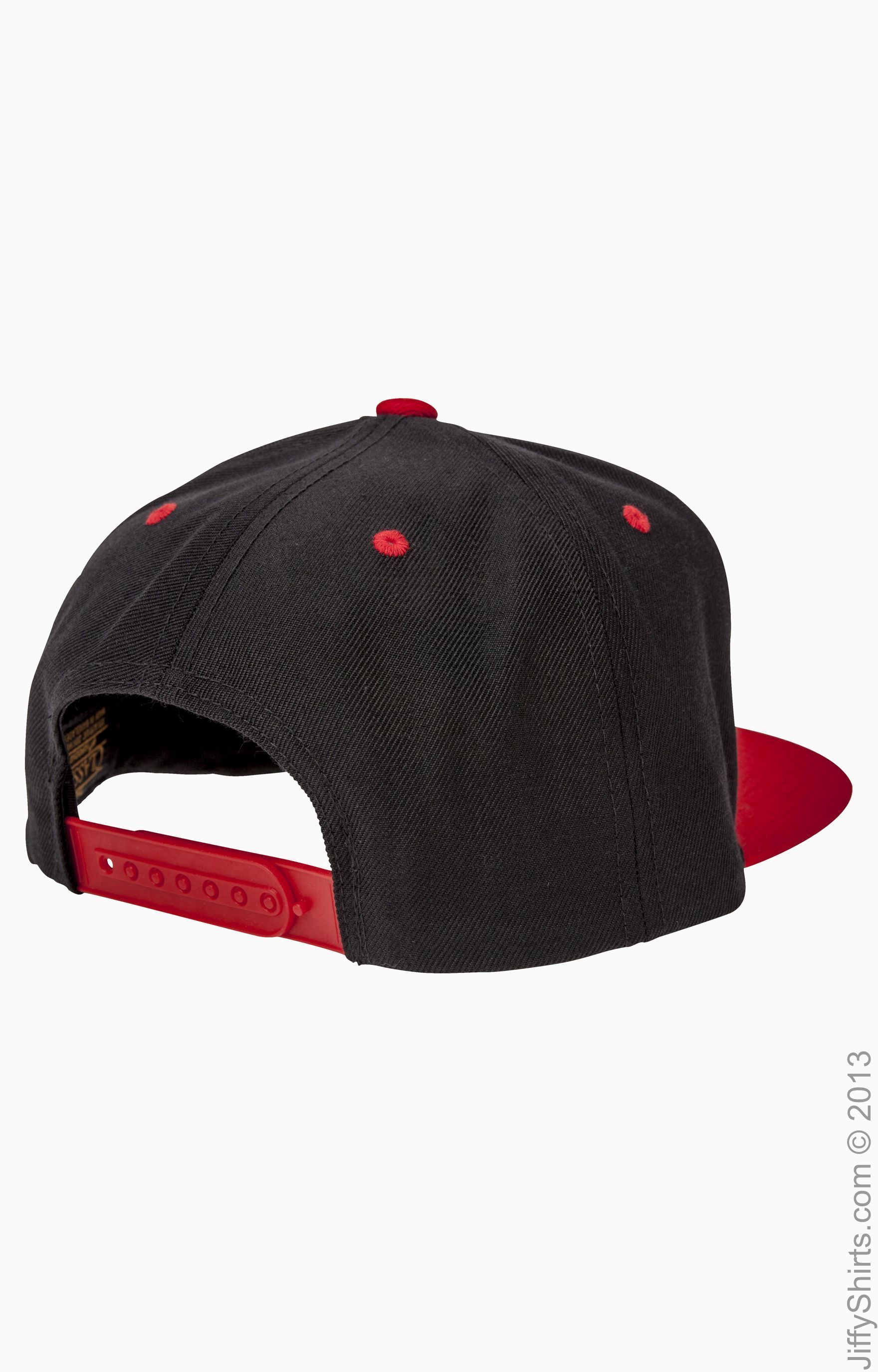 Yupoong 6089 Black / Red