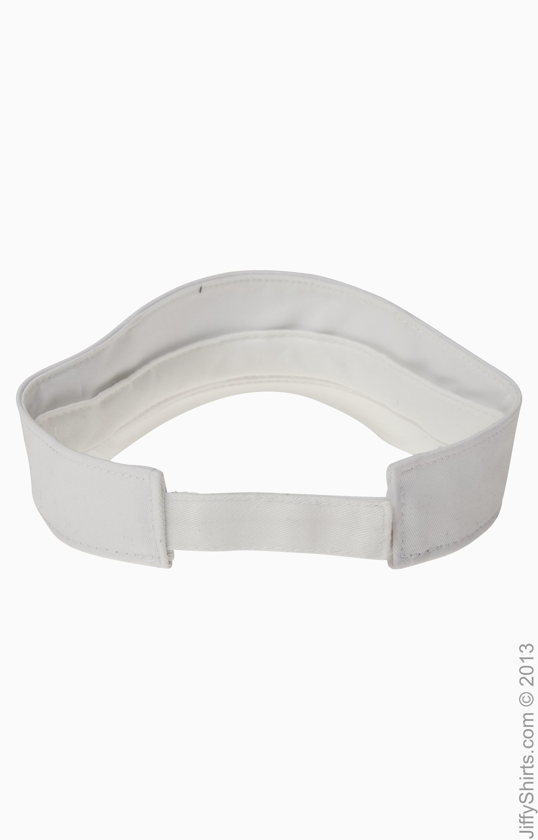 Big Accessories Cotton Twill Visor Bx006 White | Jiffy