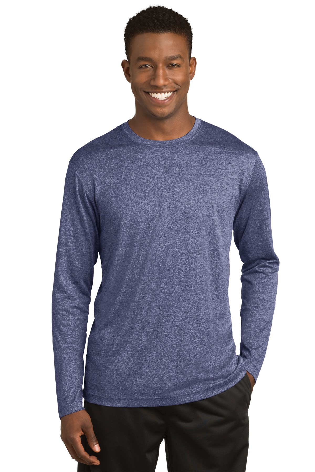 Sport-Tek ST360LS True Navy Heather