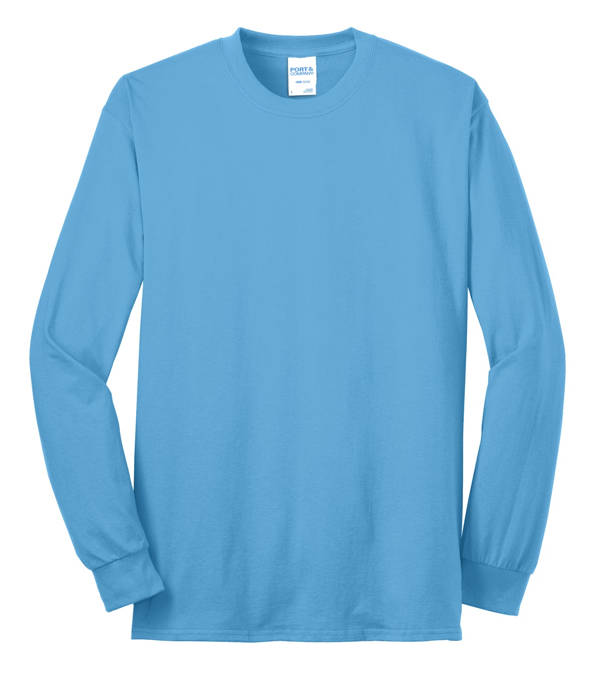 Port & Company PC55LS Aquatic Blue
