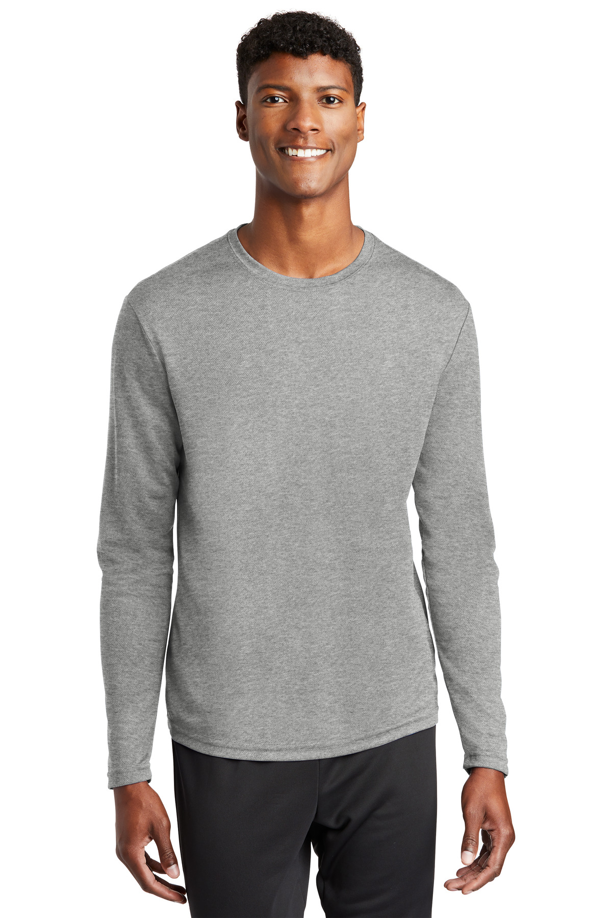 Sport-Tek ST340LS Gray Heather