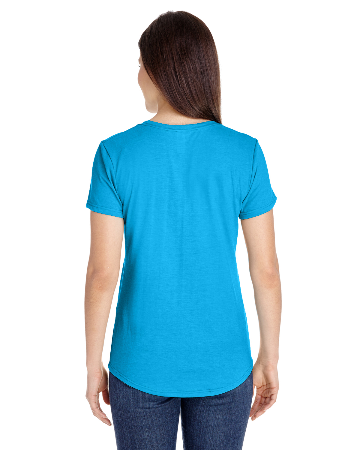 Gildan 6750L Heather Caribbean Blue