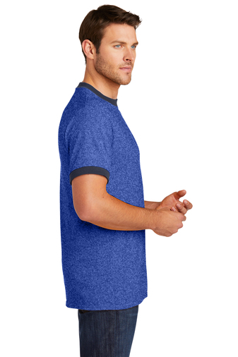 Port & Company PC54R Heather Royal / Navy