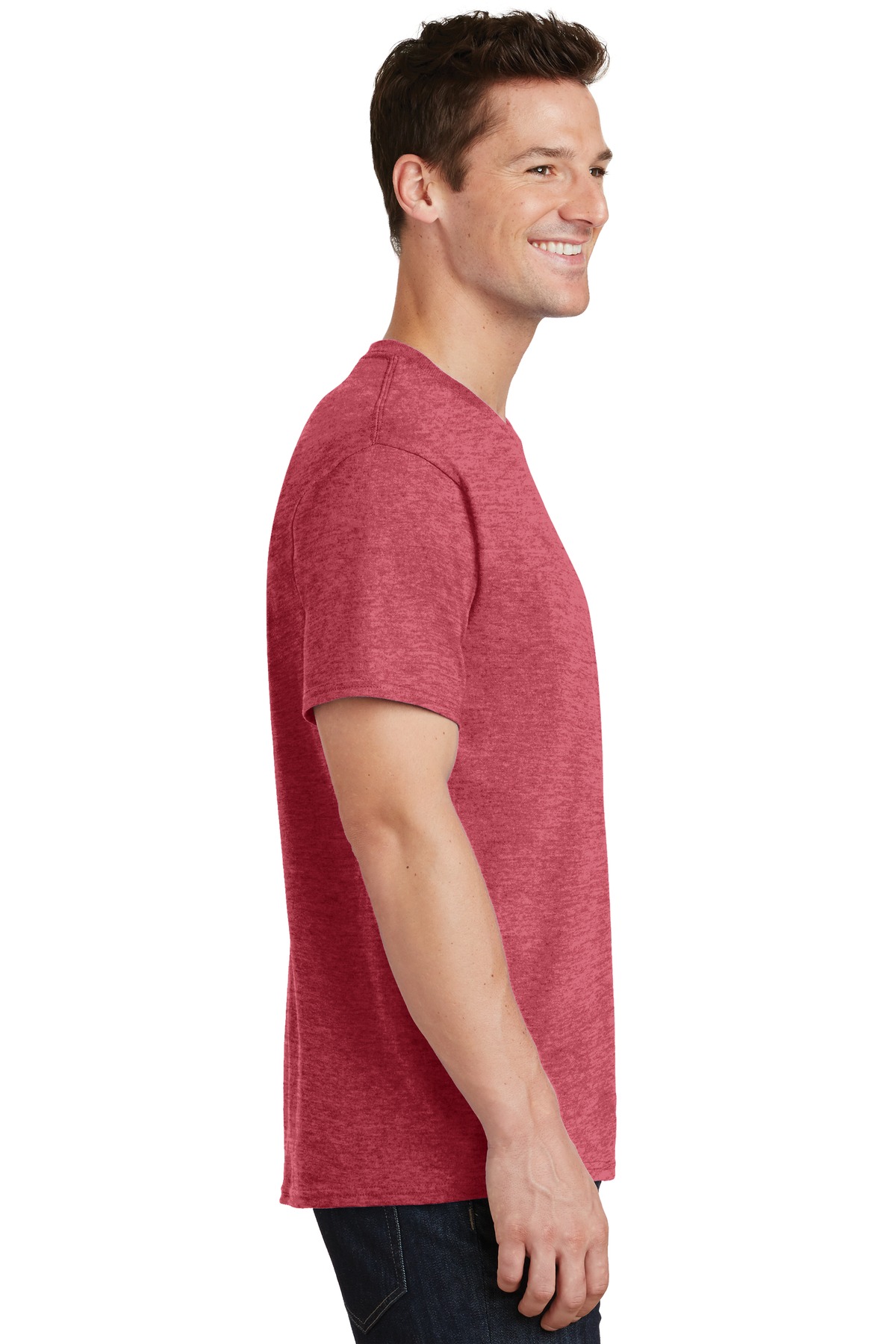Port & Company PC54T Heather Red