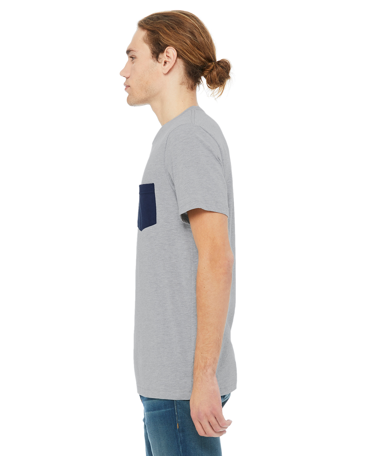 Bella + Canvas 3021 Heather Athletic / Navy