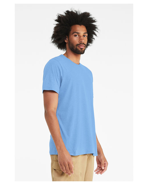 Bella + Canvas 3413C Solid Carolina Blue Triblend