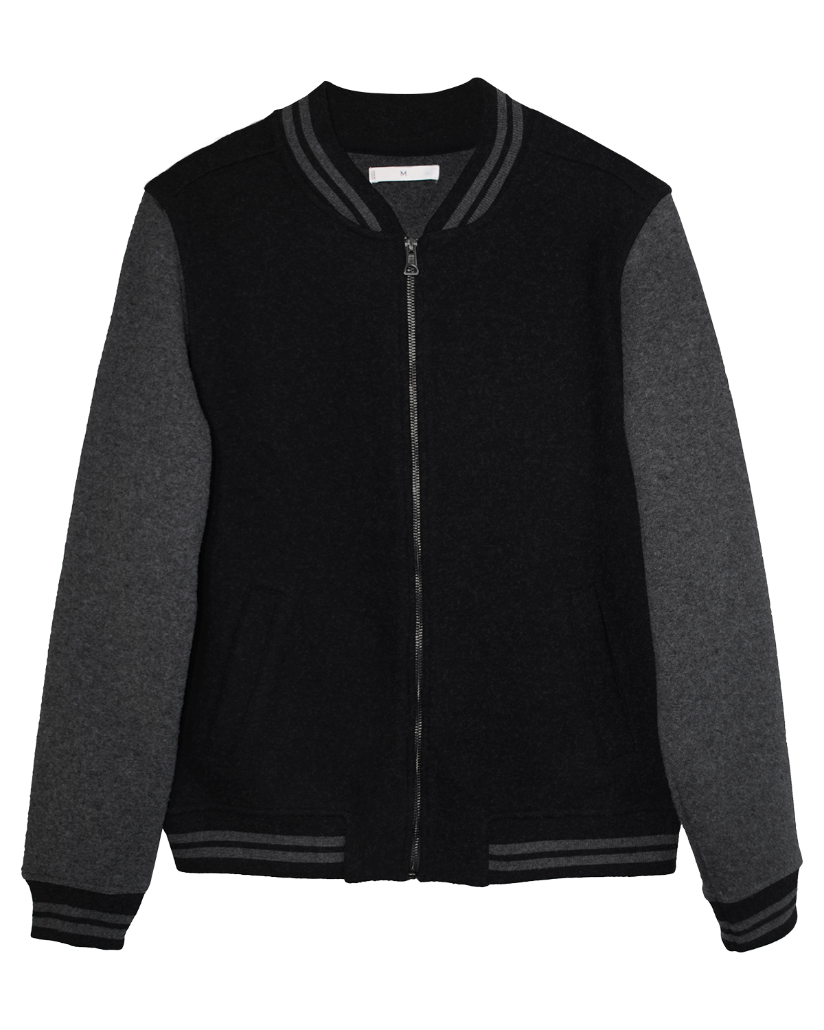 Threadfast Apparel 364J Black / Charcoal Heather