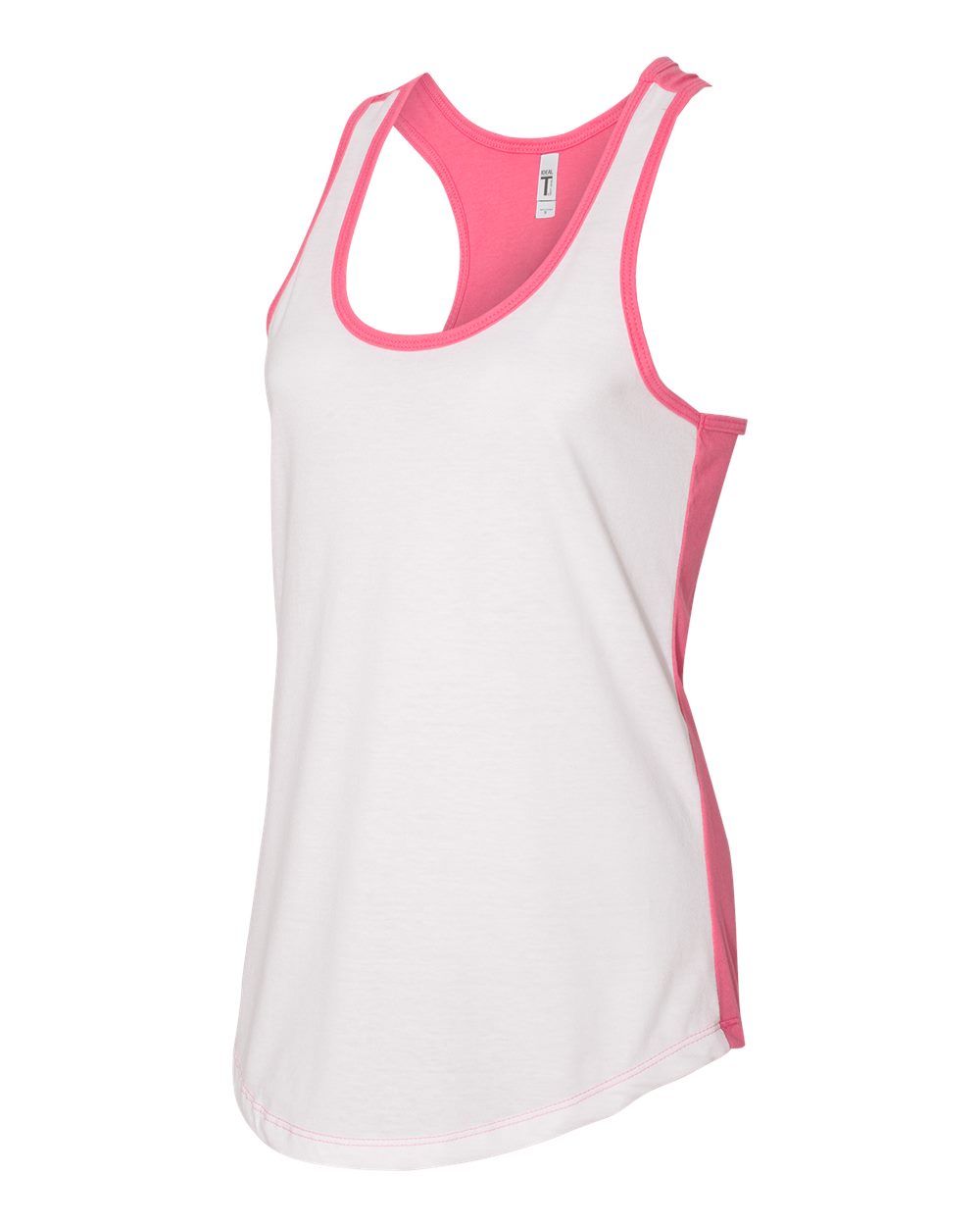 Next Level 1534 White / Hot Pink