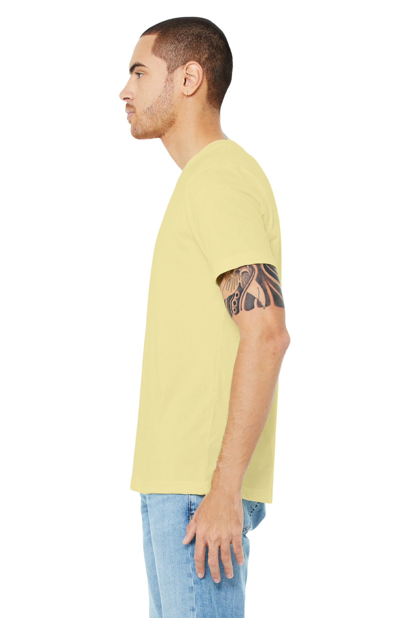 Bella + Canvas 3001CVC Heather French Vanilla