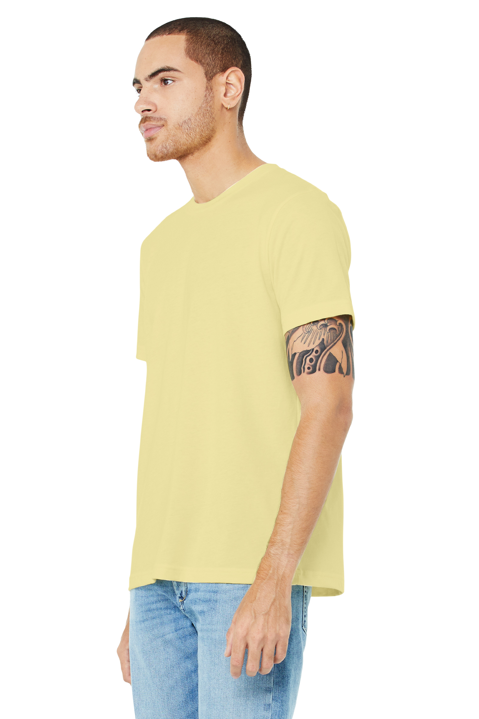 Bella + Canvas 3001CVC Heather French Vanilla