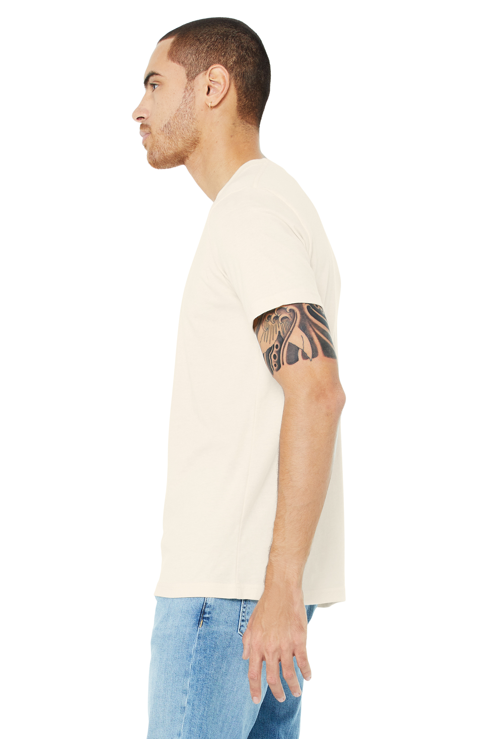 Bella + Canvas 3001CVC Heather Natural