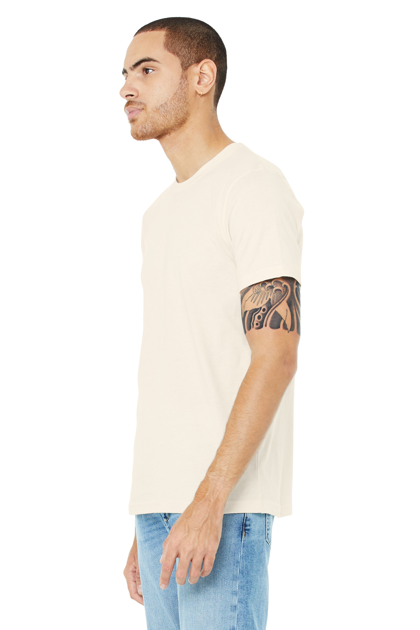 Bella + Canvas 3001CVC Heather Natural