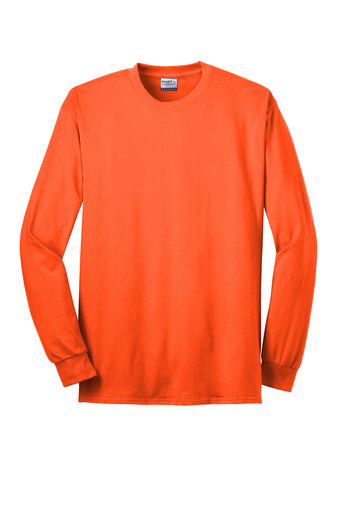 Port & Company USA100LS Safety Orange