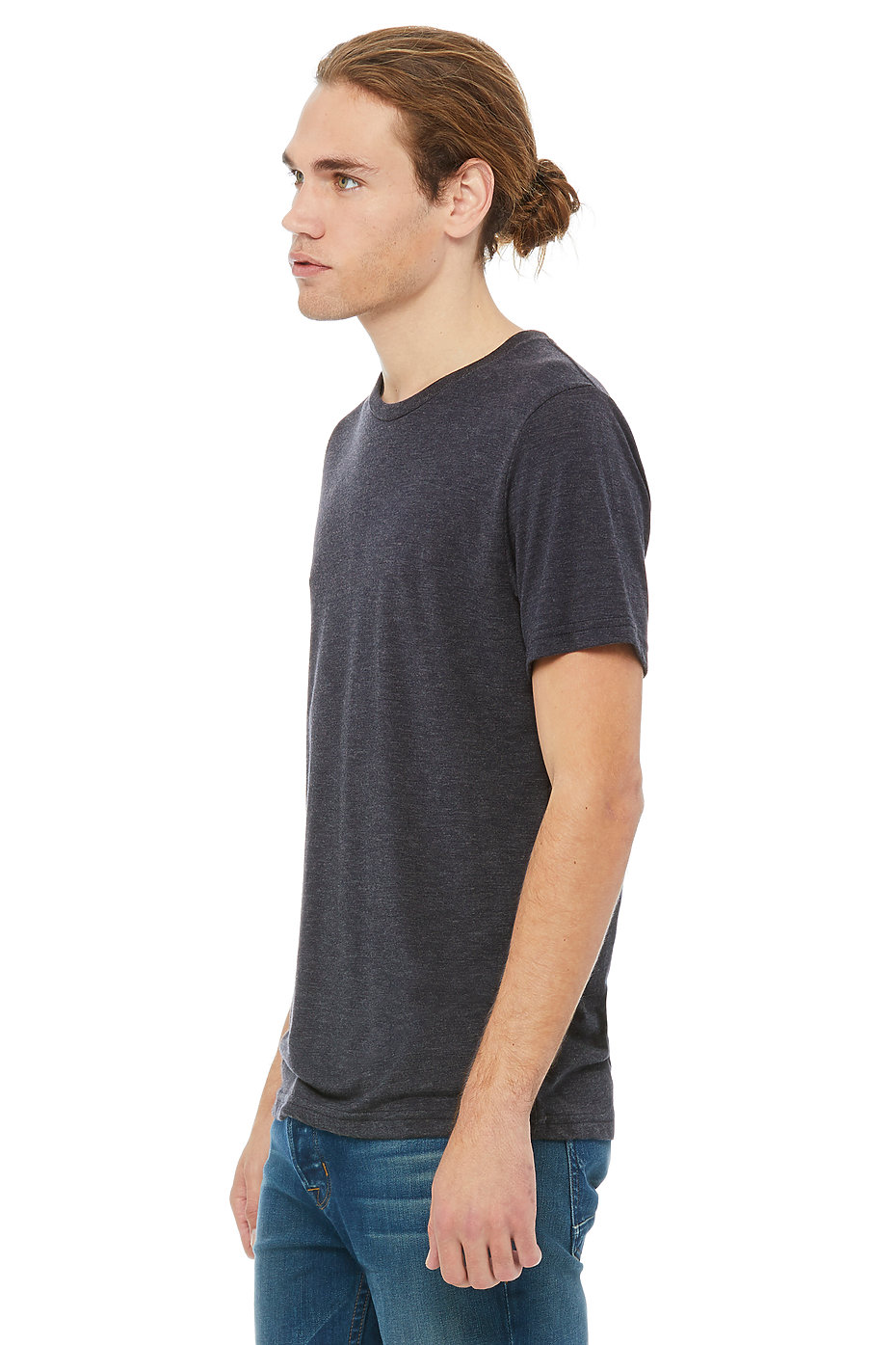 Bella + Canvas 3001C Heather Midnight Navy