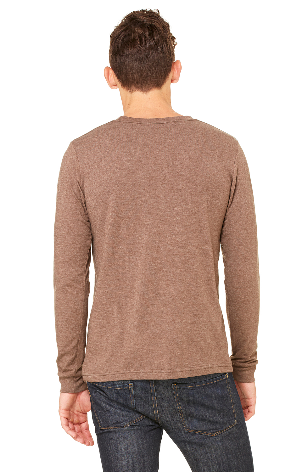 Bella + Canvas 3501CVC Heather Brown