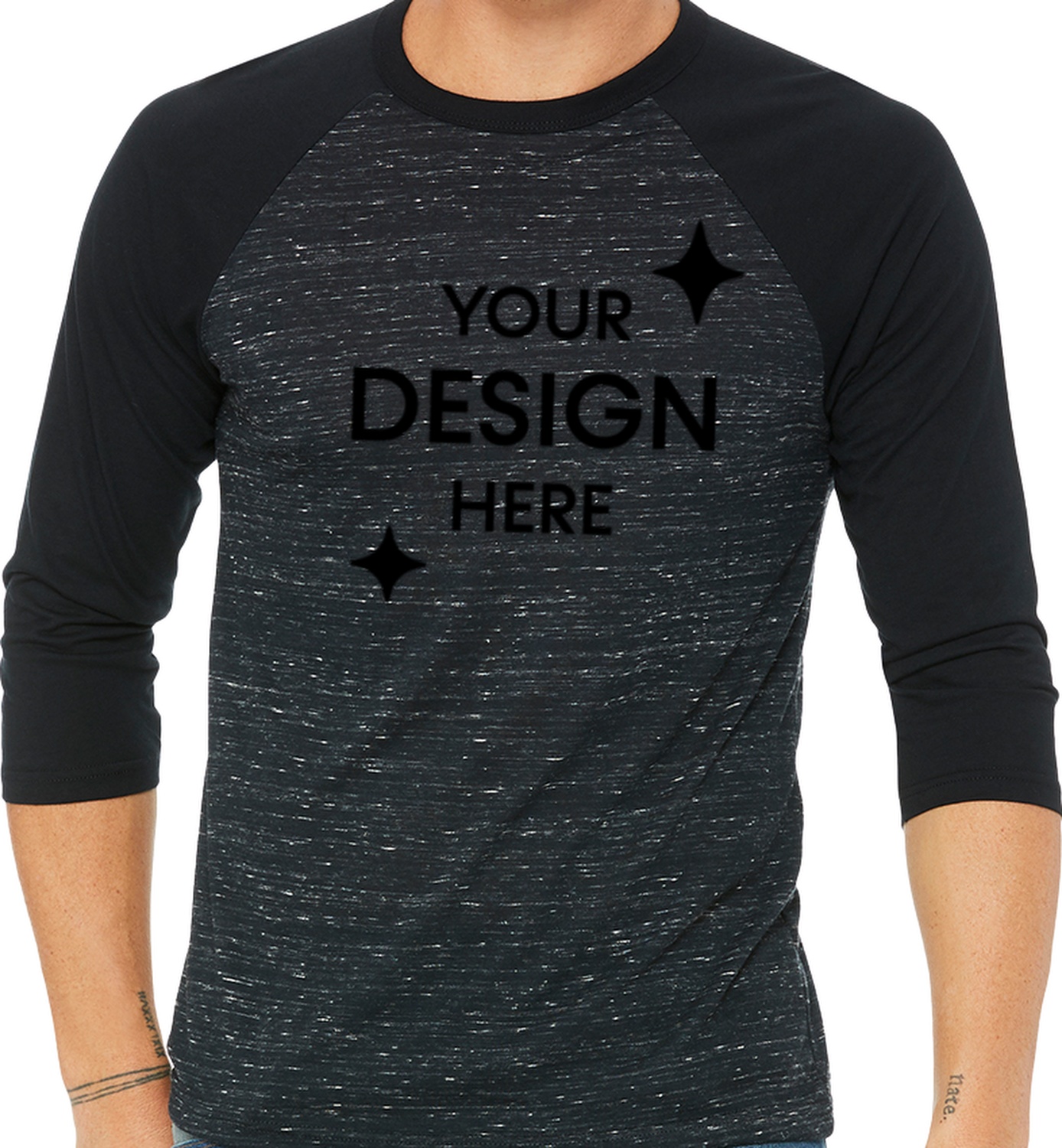 Unisex 3/4-Sleeve Baseball T-Shirt