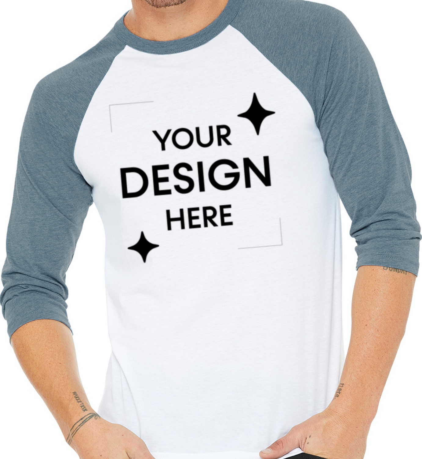 Unisex 3/4-Sleeve Baseball T-Shirt