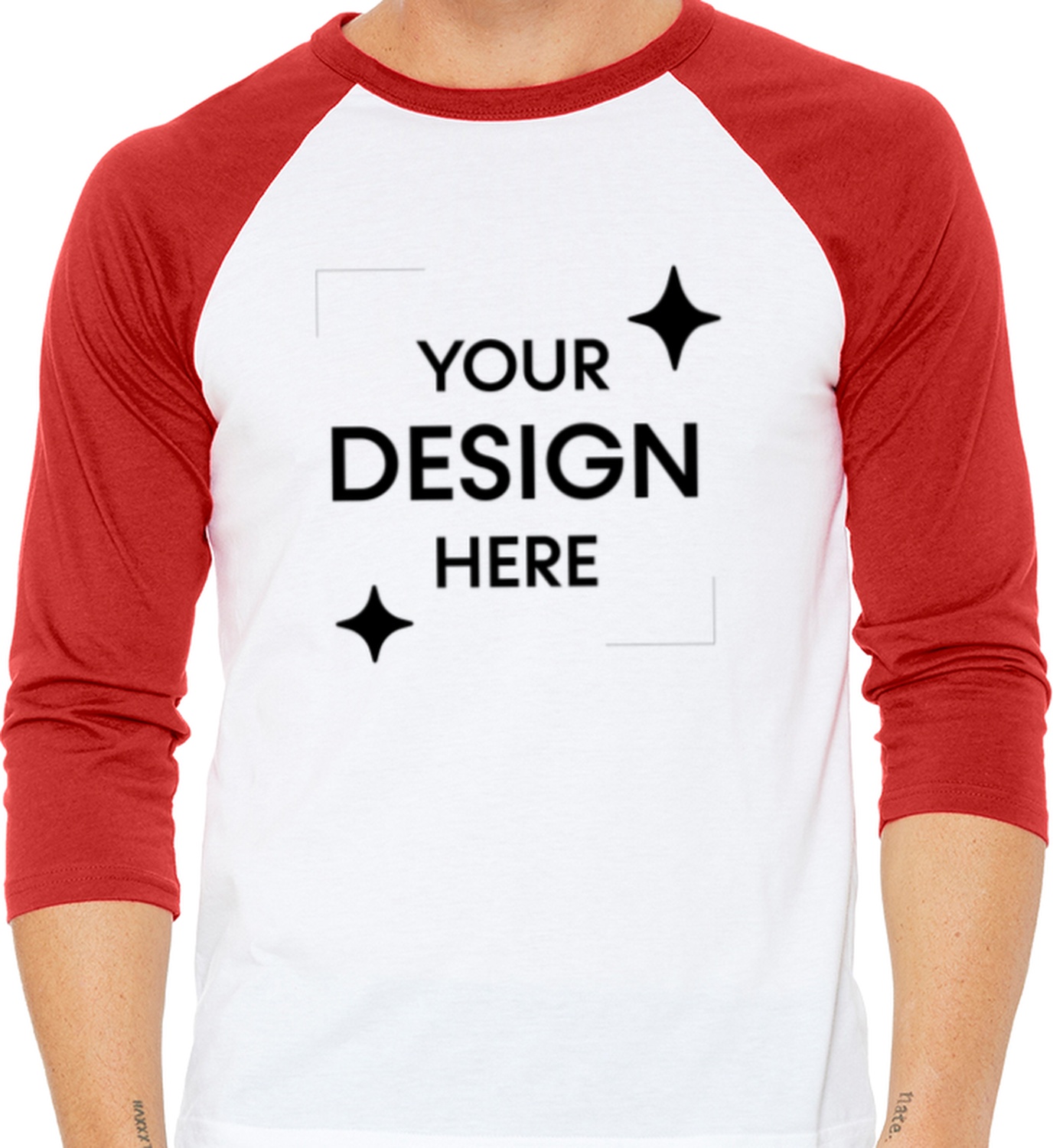 Unisex 3/4-Sleeve Baseball T-Shirt