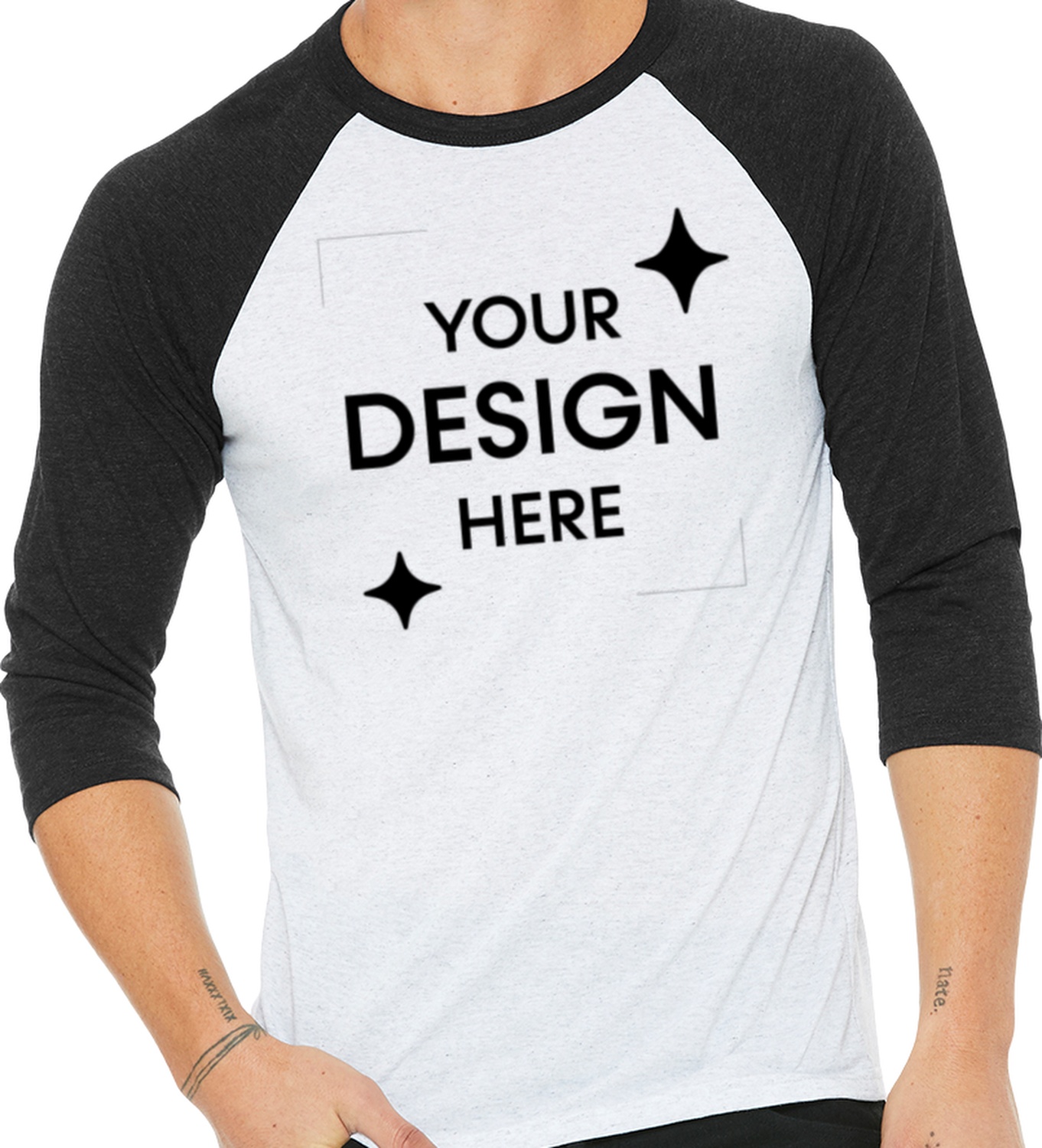 Unisex 3/4-Sleeve Baseball T-Shirt