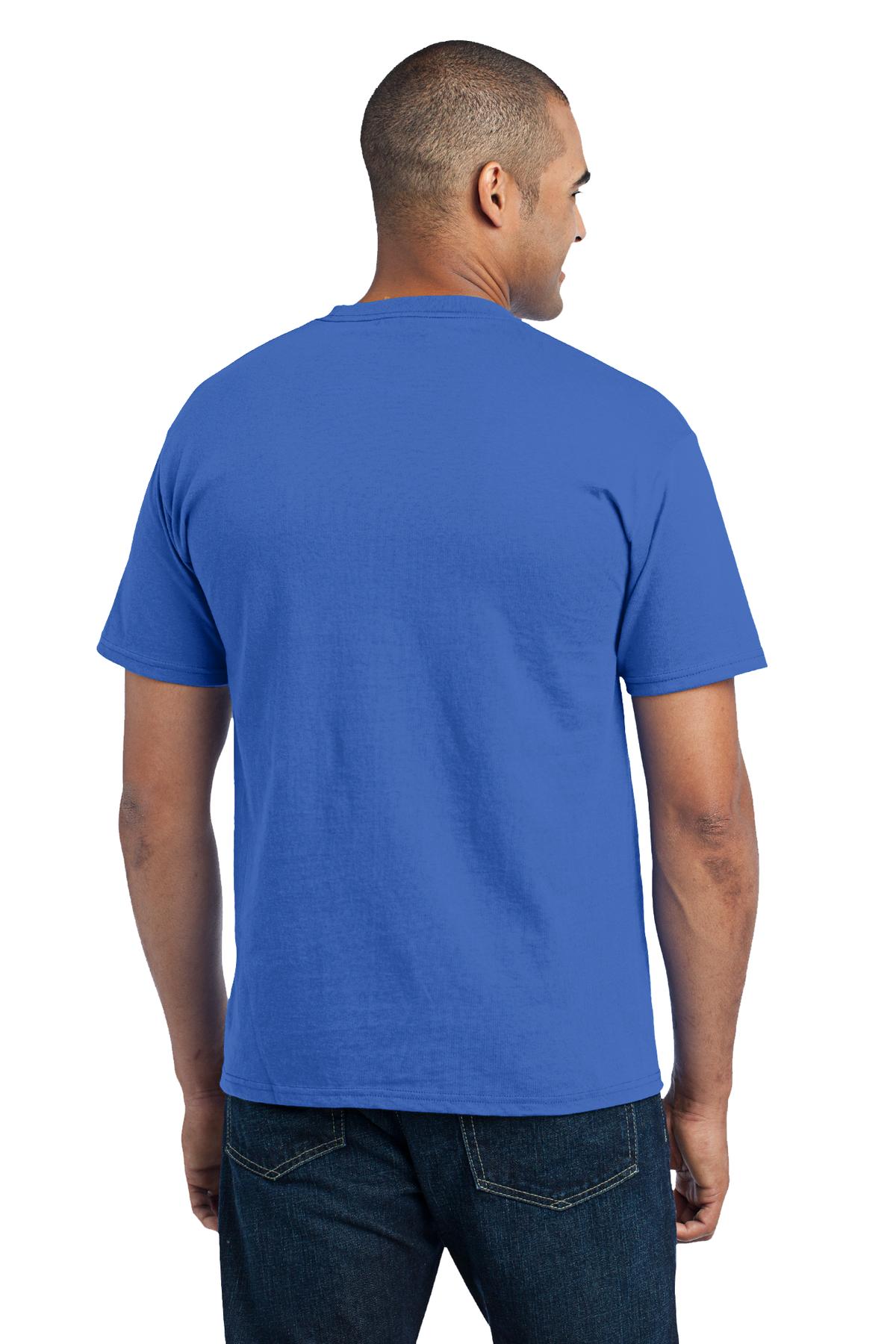 Port & Company Pc55 P Unisex Core Blend Pocket Tee | Jiffy Shirts