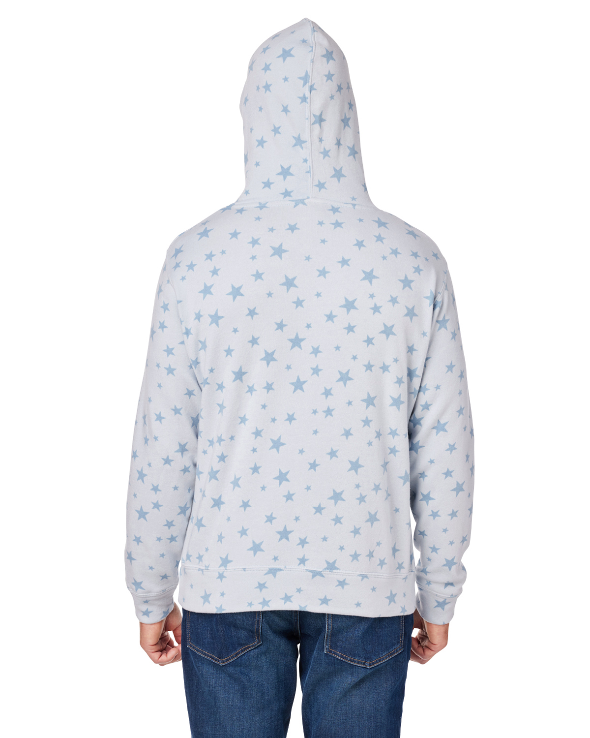 J America JA8871 Chambray Stars Triblend