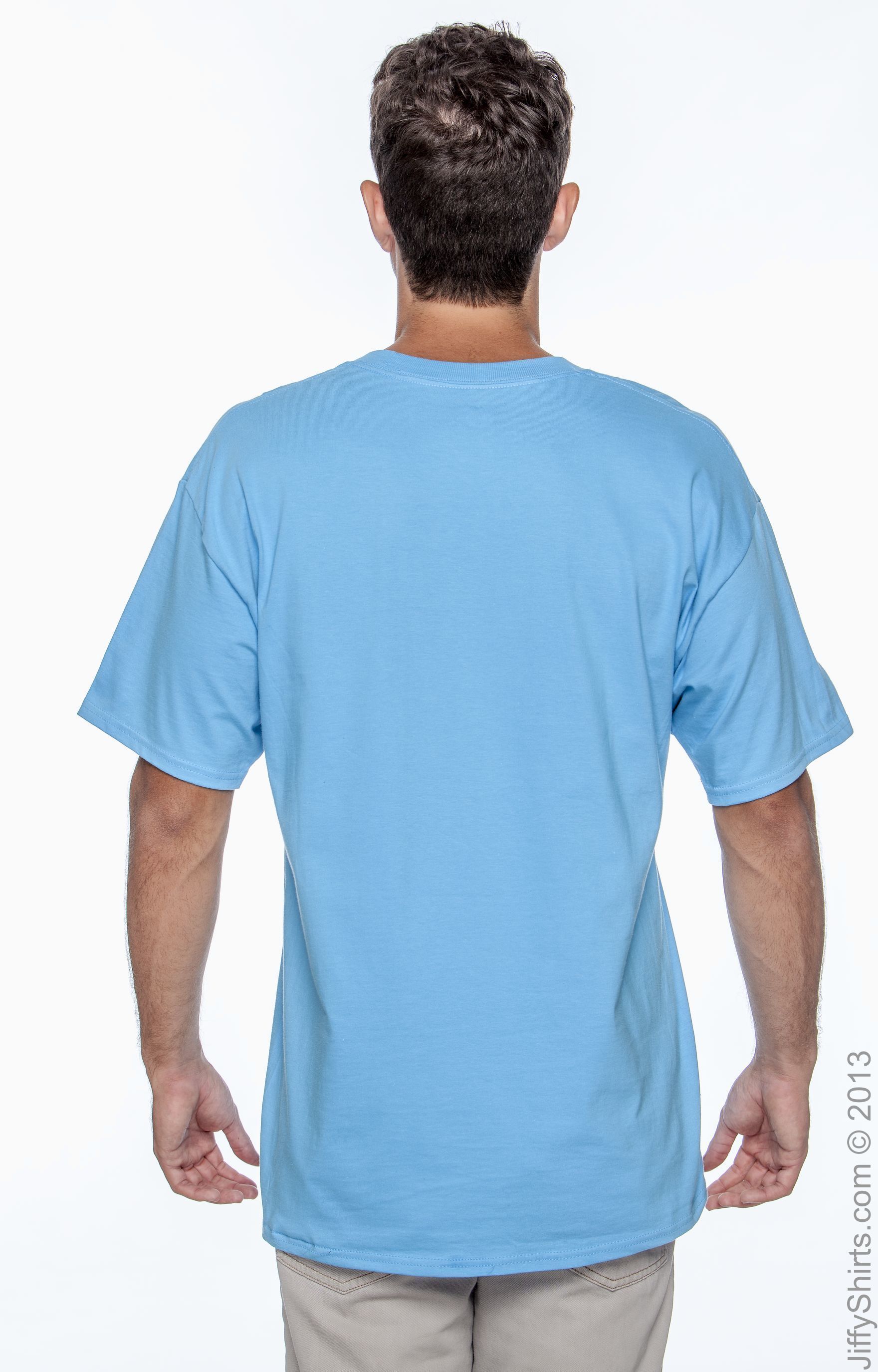 Hanes 5180 Aquatic Blue