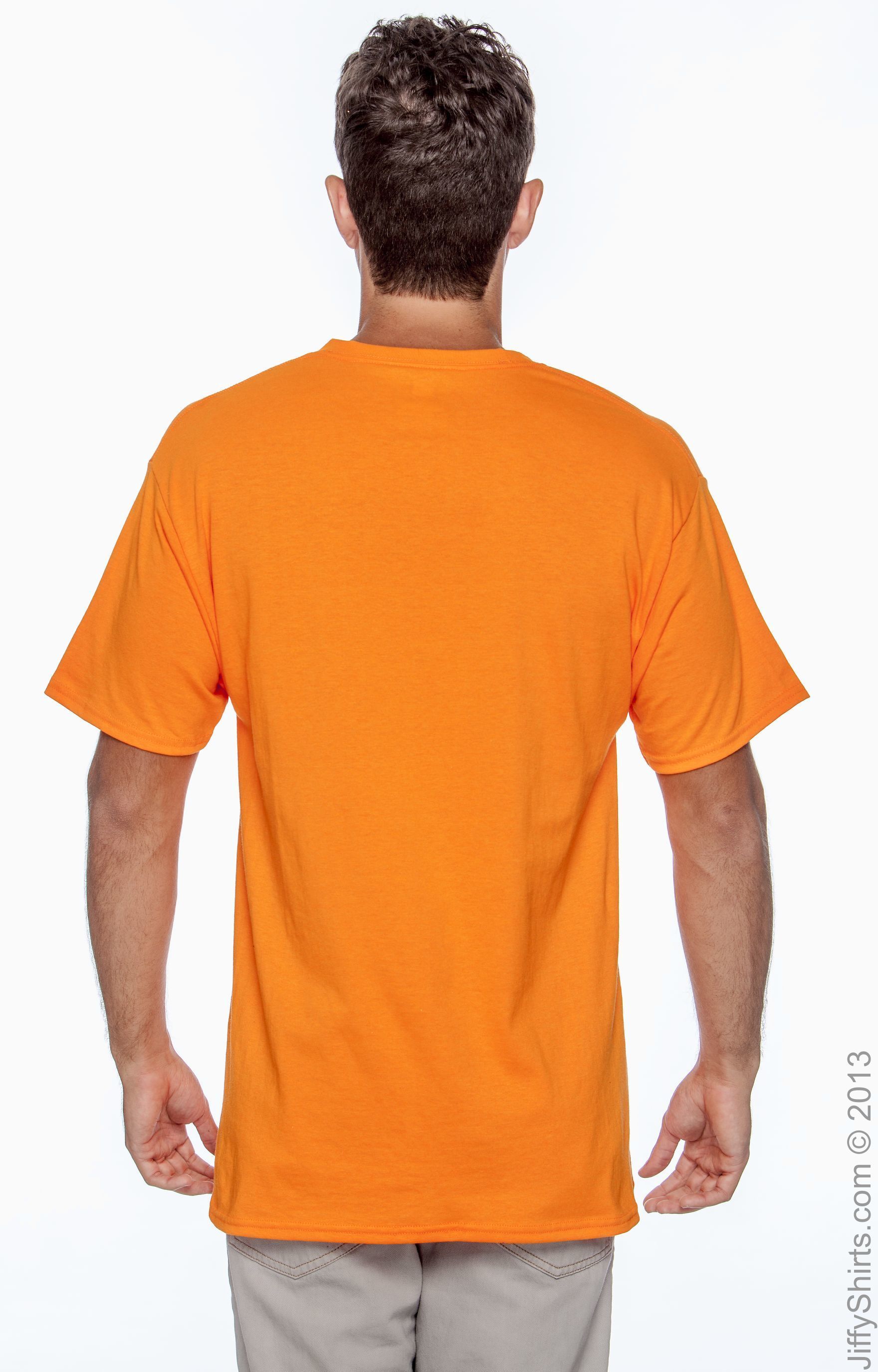 Hanes 5250T High Viz Safety Orange