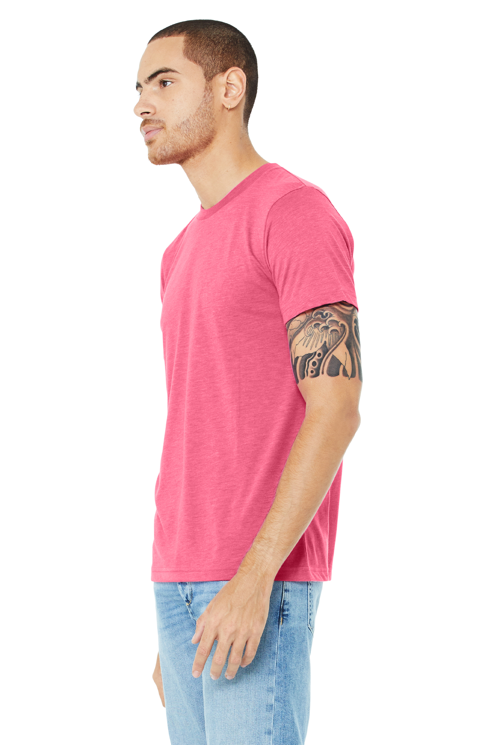 Bella + Canvas 3413C Charity Pink Triblend