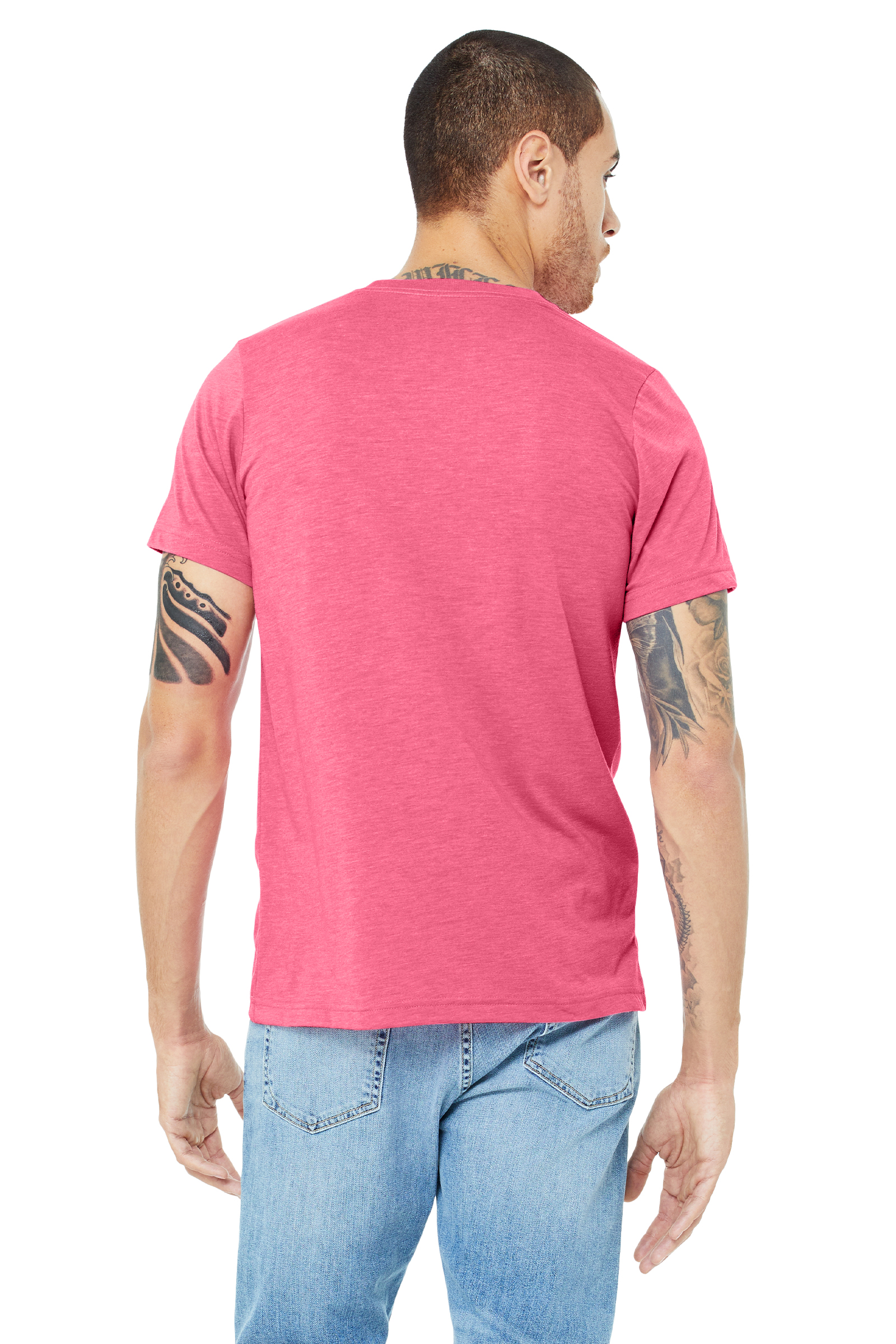 Bella + Canvas 3413C Charity Pink Triblend