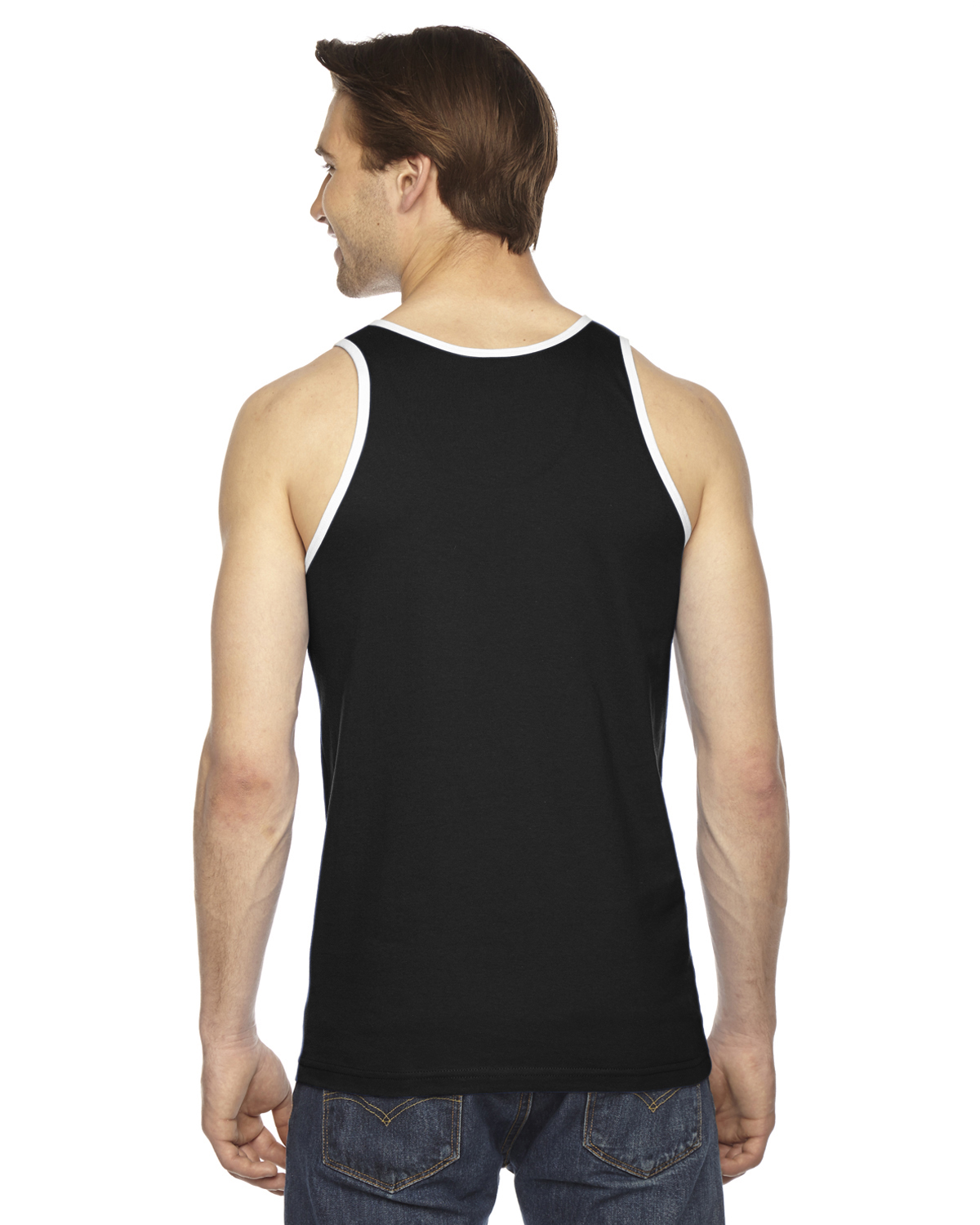 American Apparel 2408W Black / White