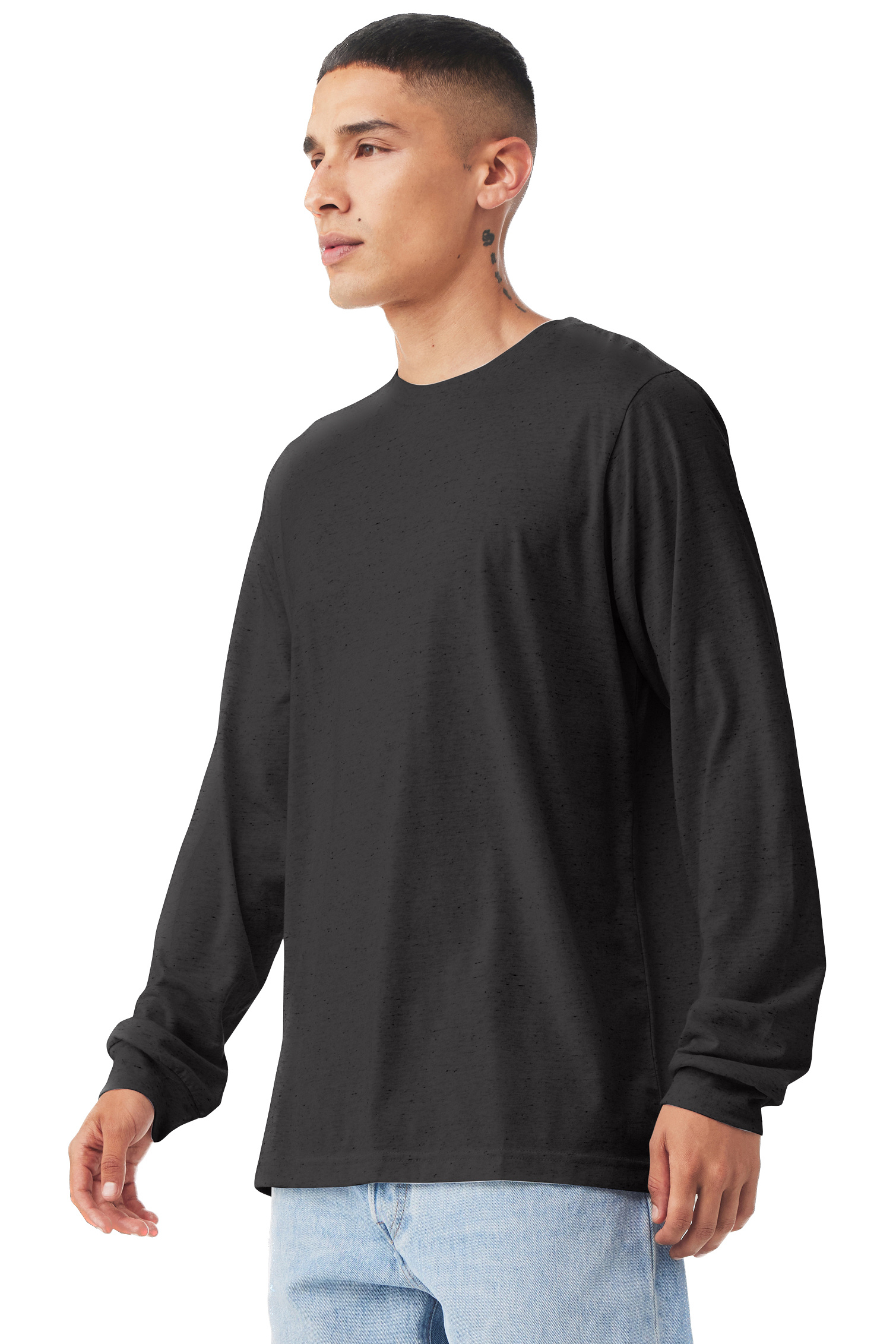 Bella + Canvas 3501CVC Heather Dark Gray