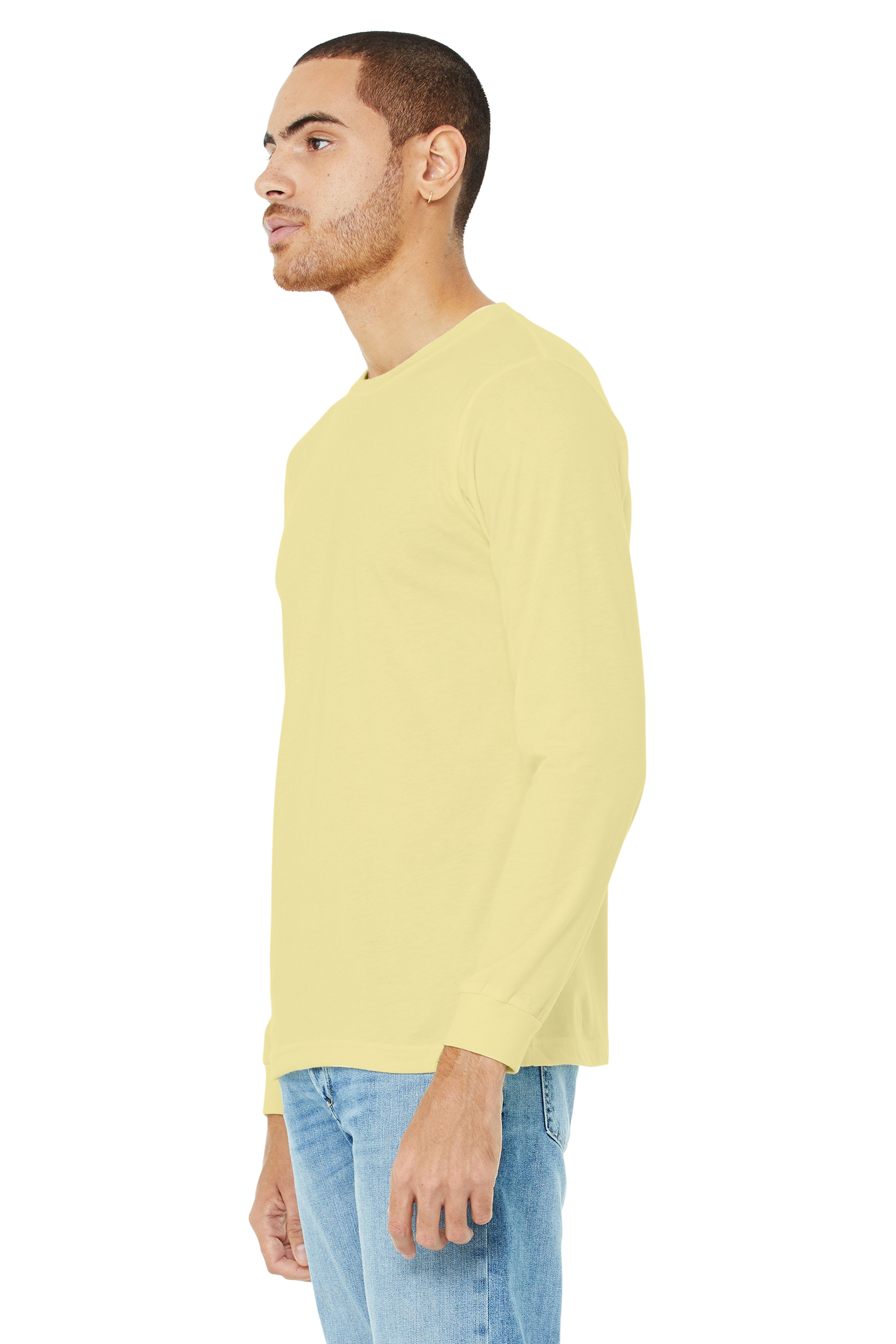 Bella + Canvas 3501CVC Heather French Vanilla