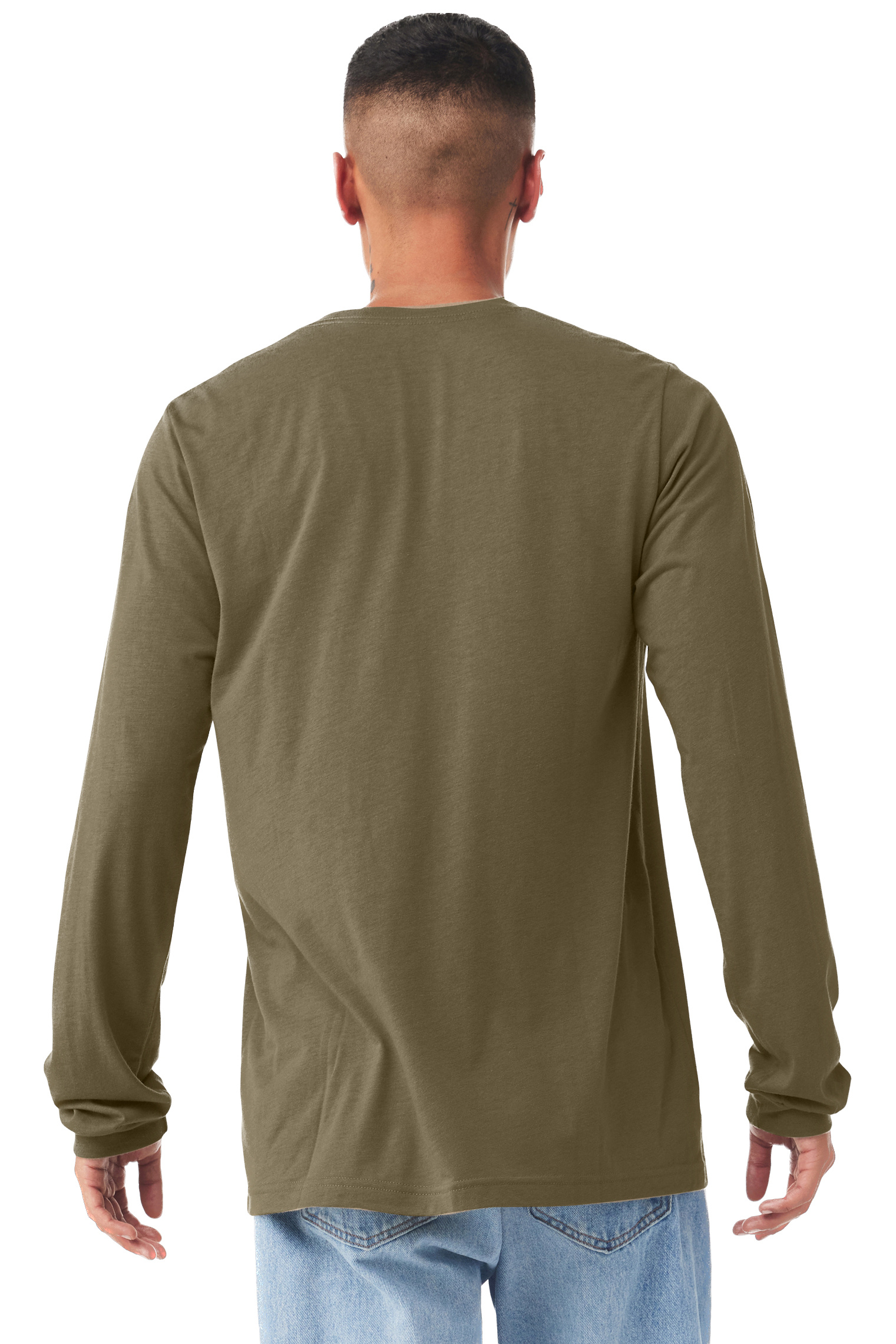 Bella + Canvas 3501CVC Heather Olive