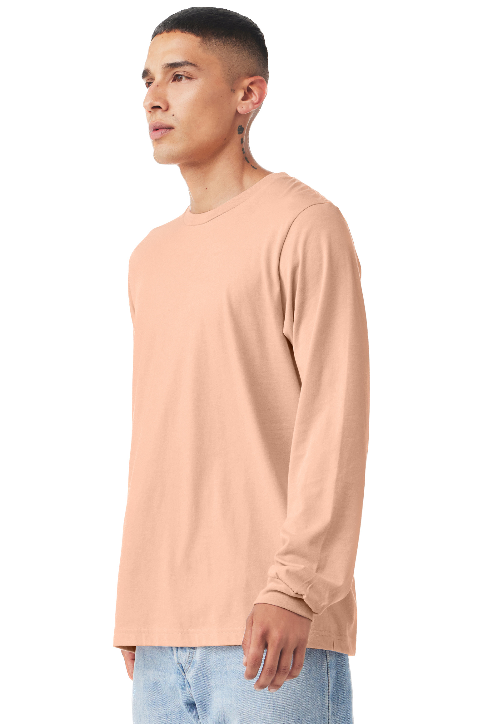 Bella + Canvas 3501CVC Heather Peach