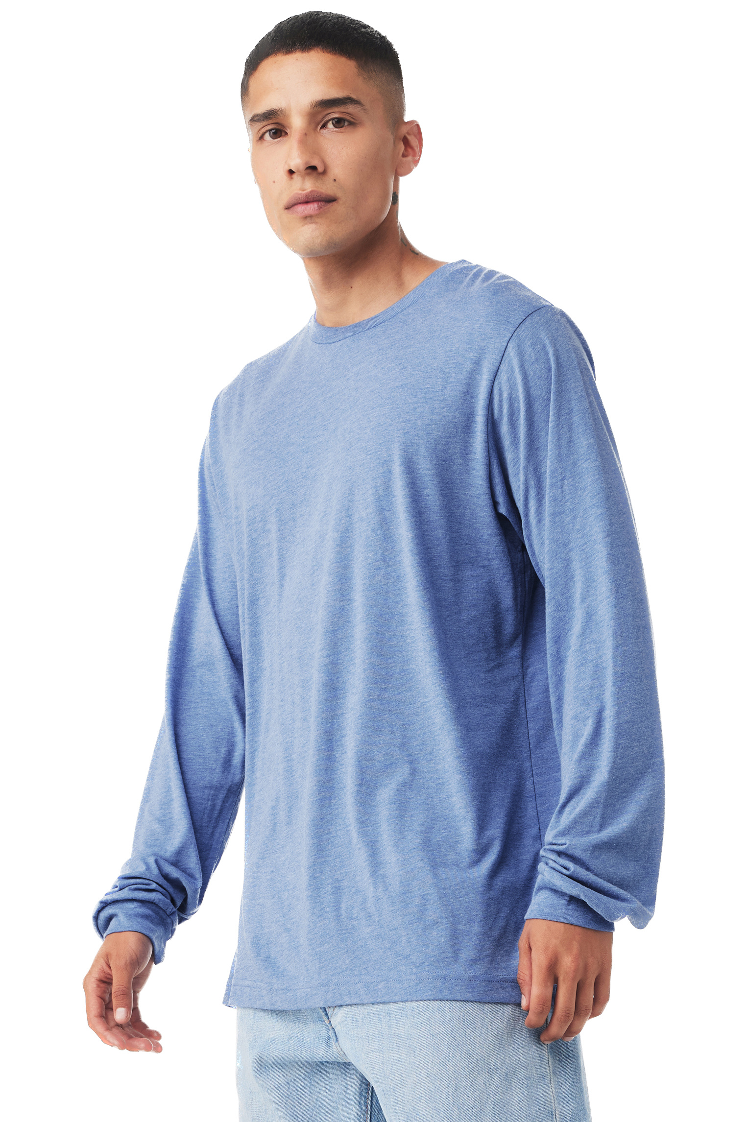 Bella + Canvas 3513 Blue Triblend