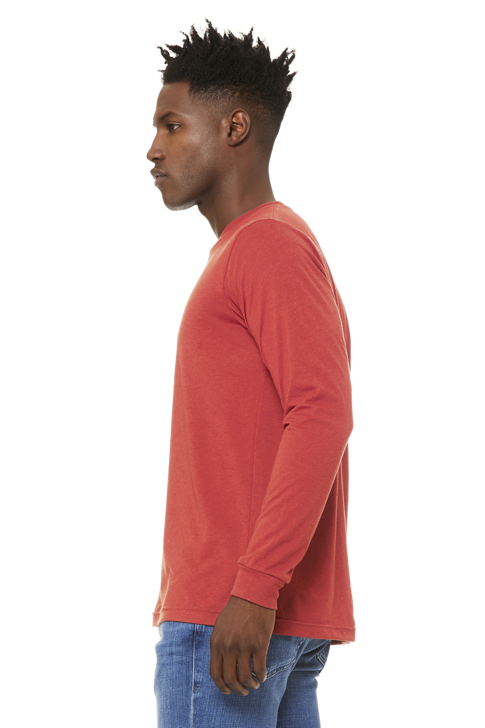 Bella + Canvas 3513 Red Triblend