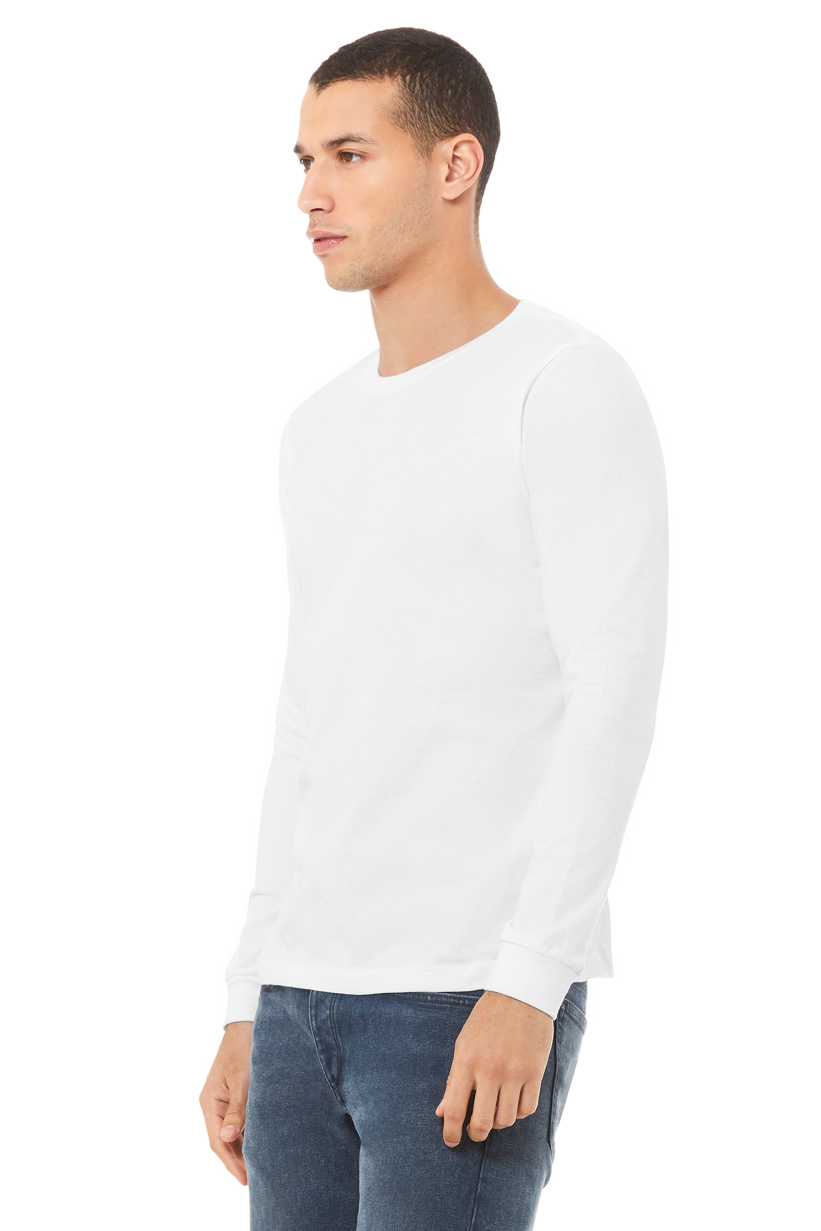 Bella + Canvas 3513 Solid White Triblend