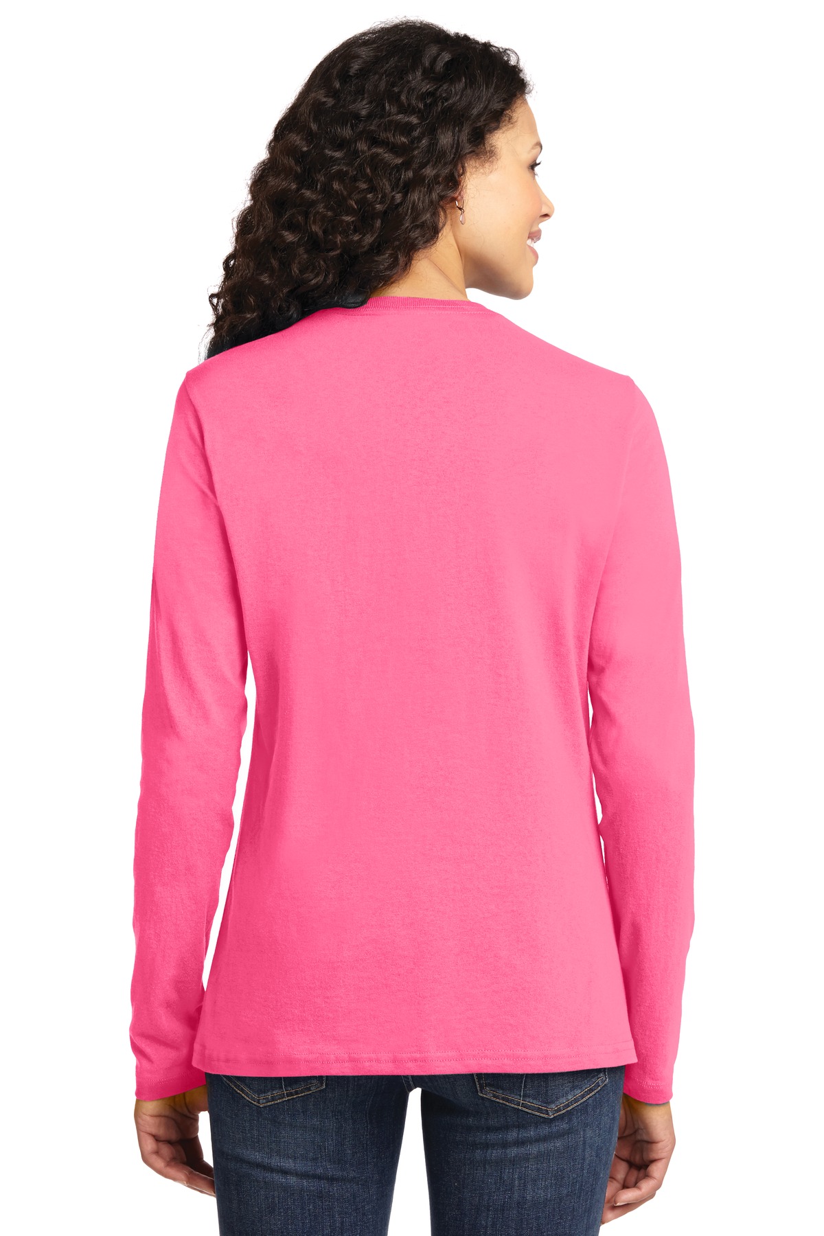 Port & Company LPC54LS Neon Pink