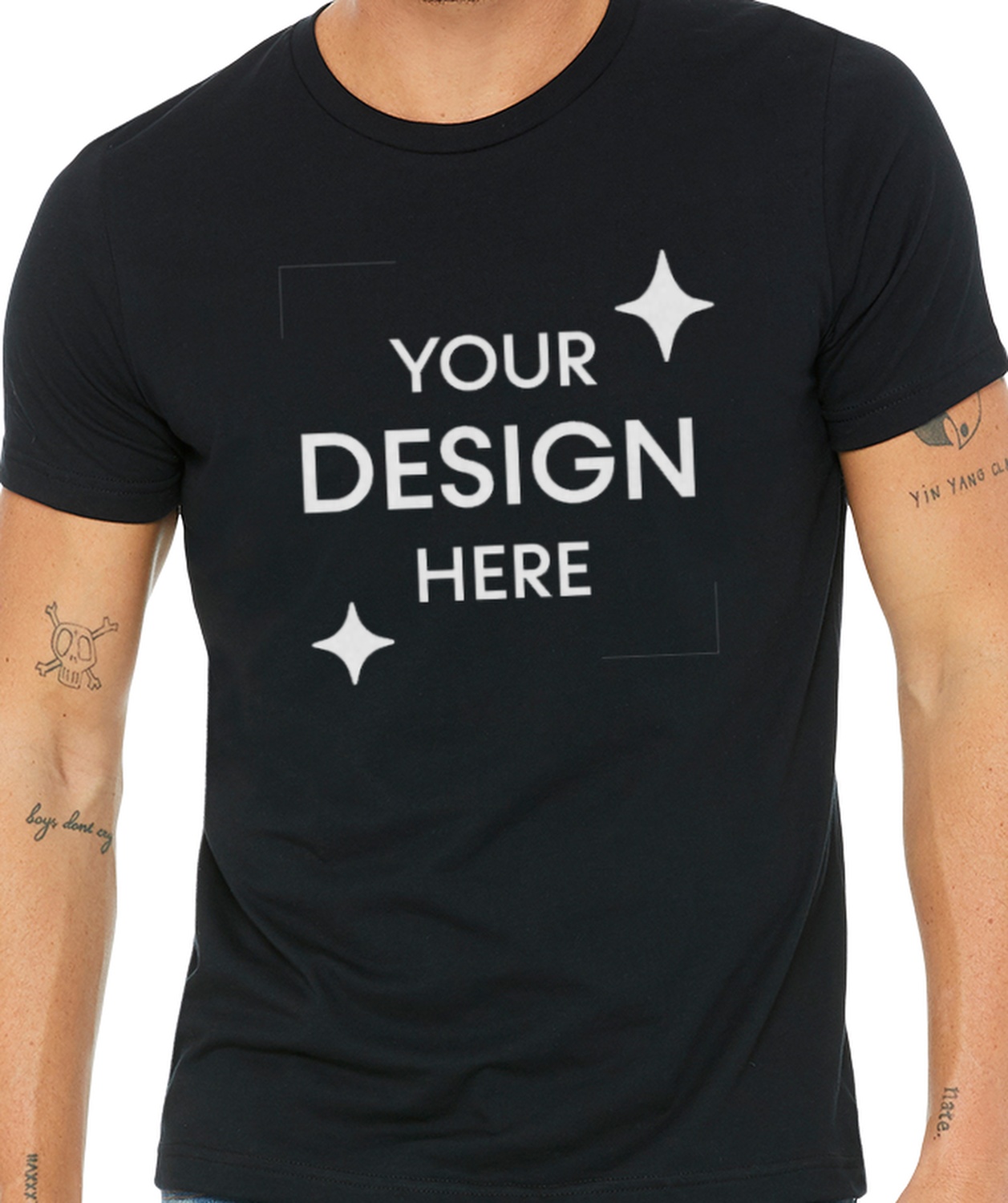 Unisex Poly-Cotton Short-Sleeve T-Shirt