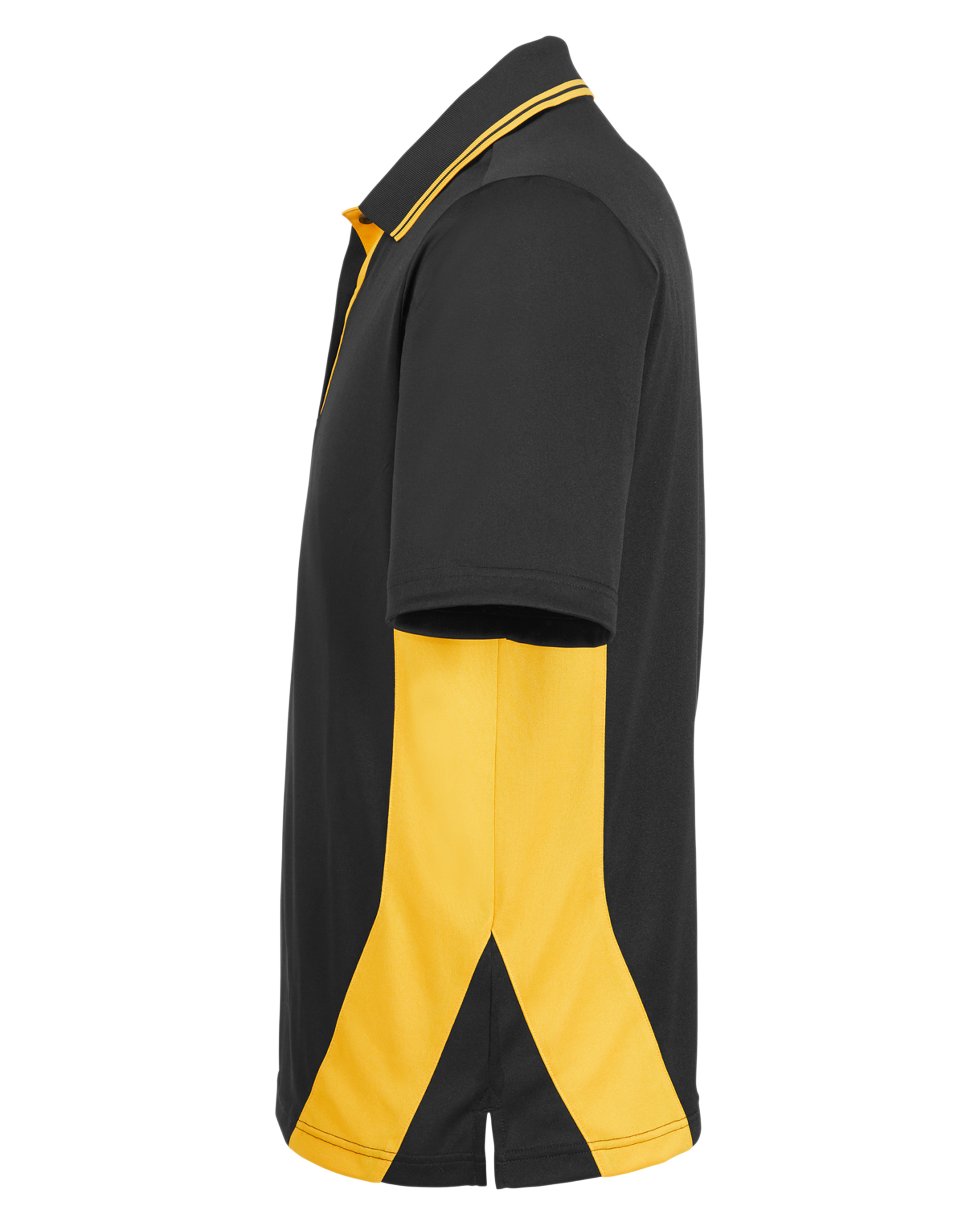 Harriton M386 Black / Snry Yllw