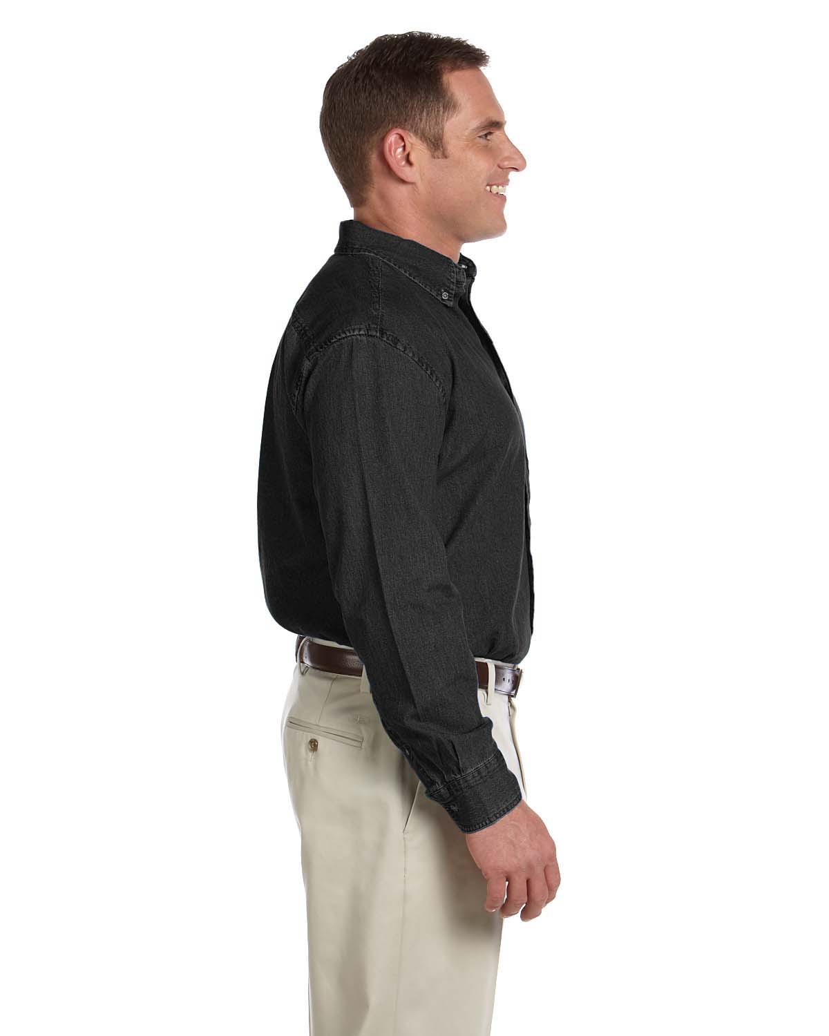 Harriton M550T Washed Black