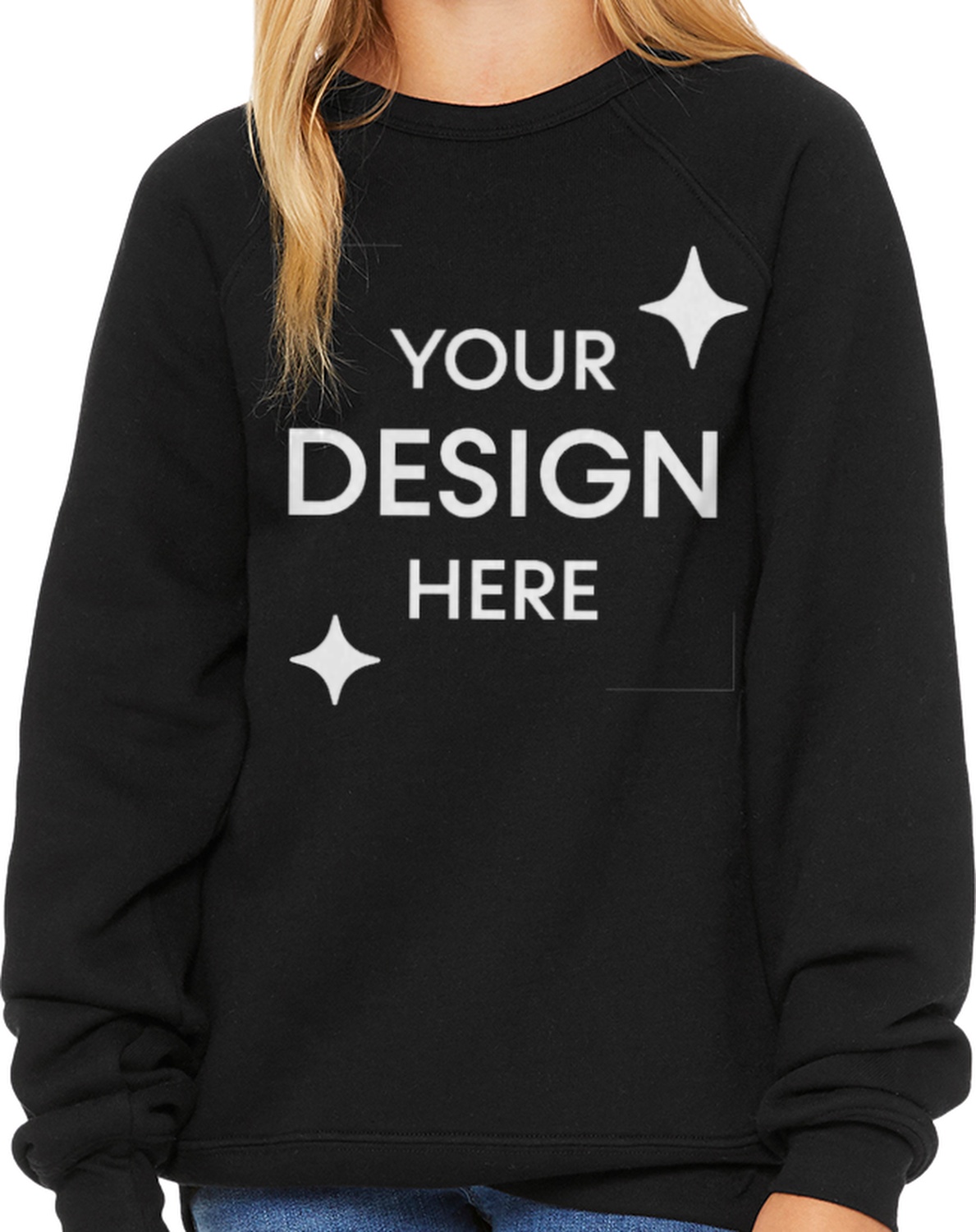 Youth Sponge Fleece Raglan Sweatshirt