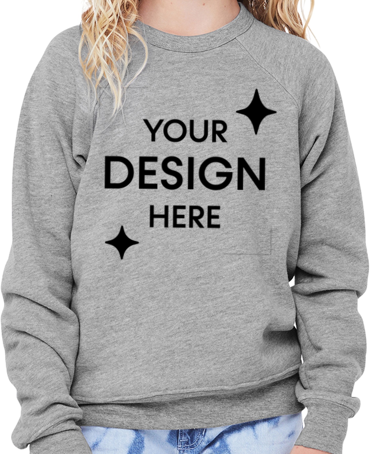 Youth Sponge Fleece Raglan Sweatshirt