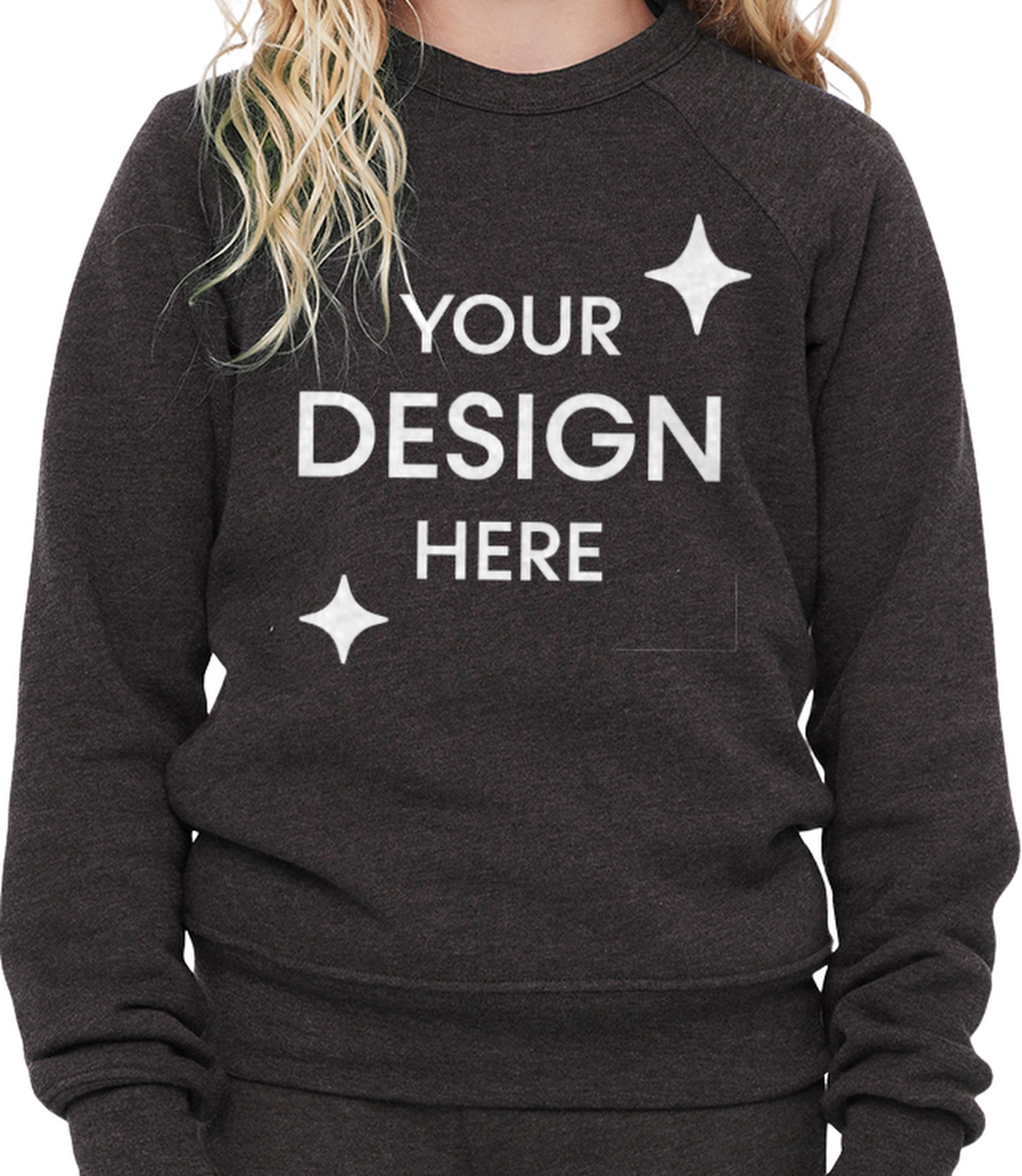 Youth Sponge Fleece Raglan Sweatshirt