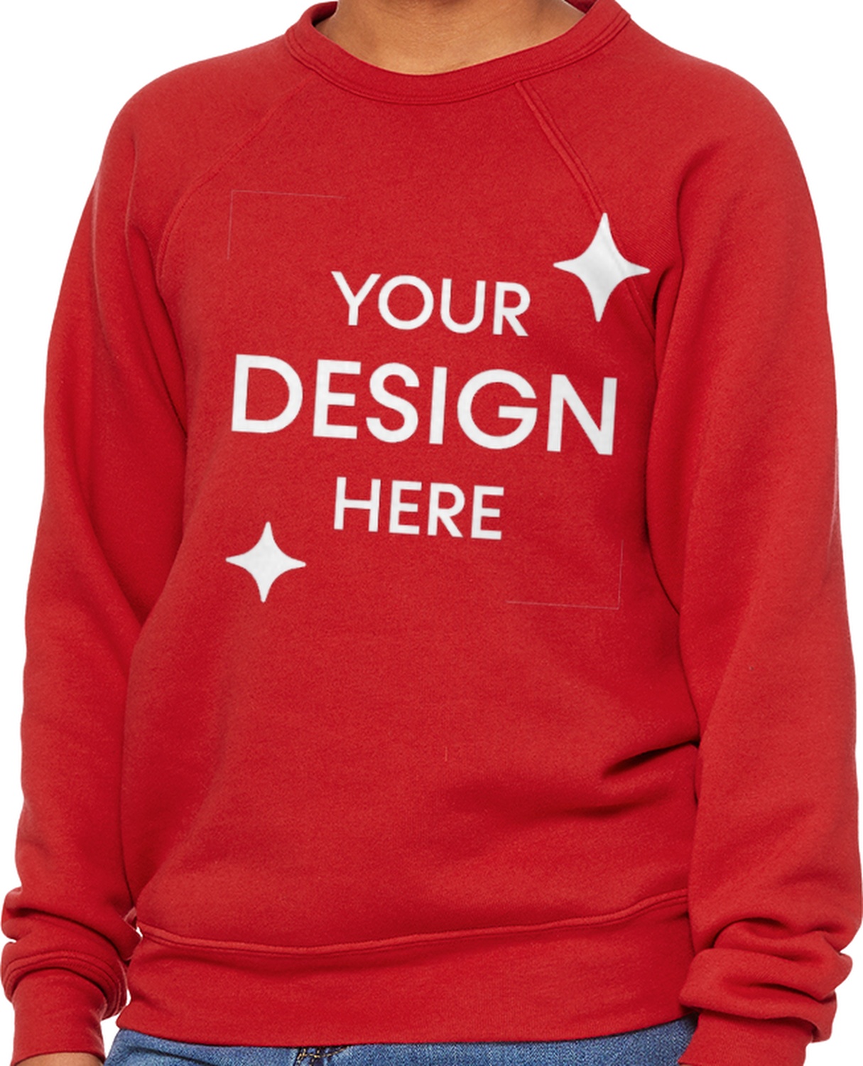 Youth Sponge Fleece Raglan Sweatshirt