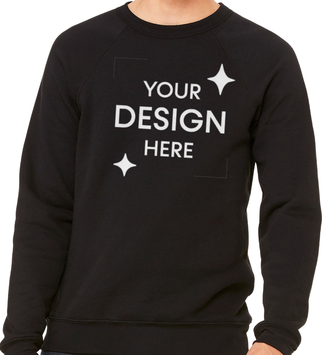 Unisex Sponge Fleece Raglan Sweatshirt