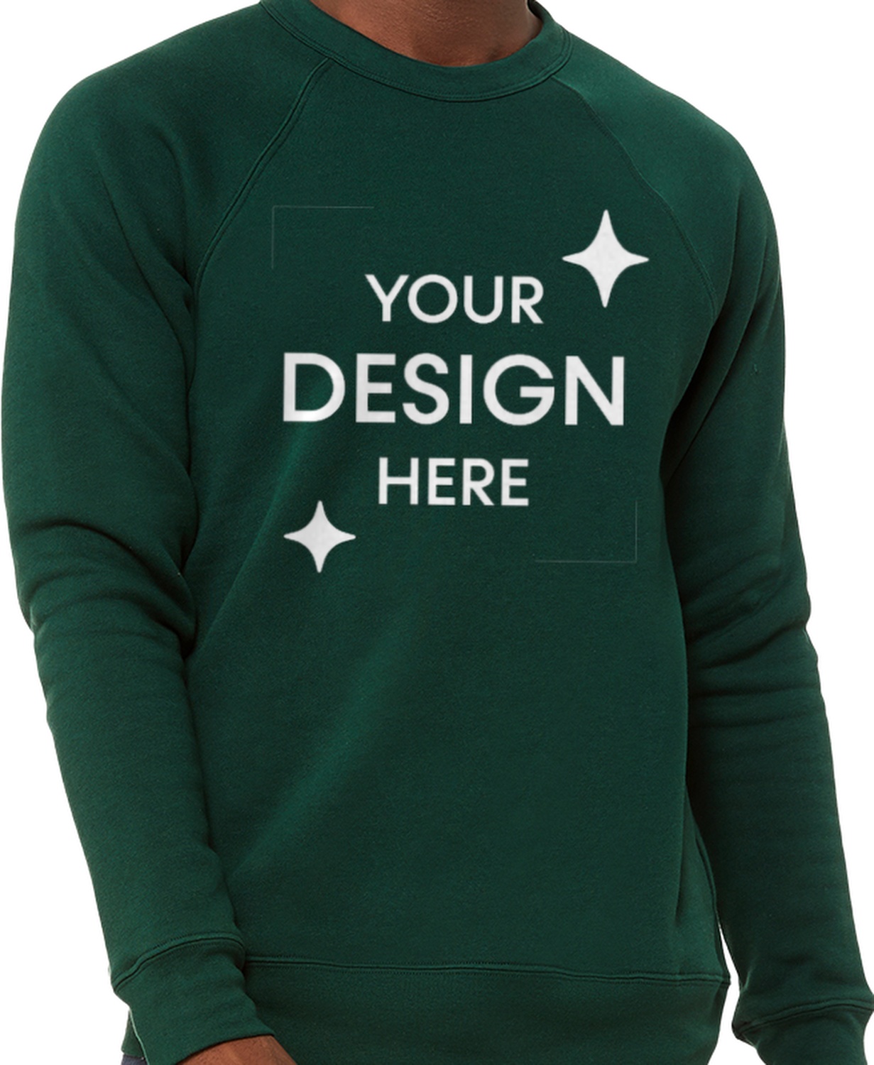 Unisex Sponge Fleece Raglan Sweatshirt